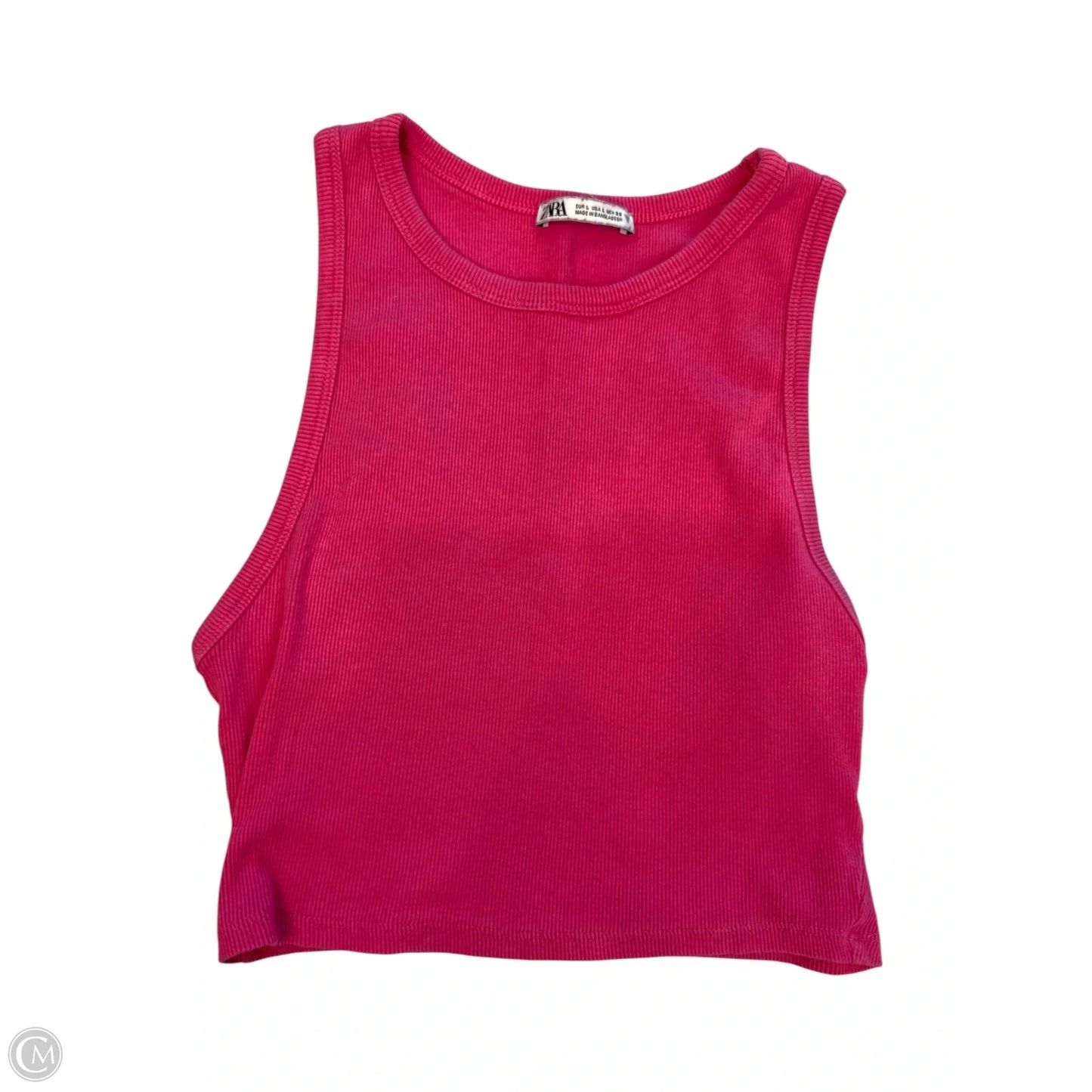 Tank Top By Zara In Pink, Size: L