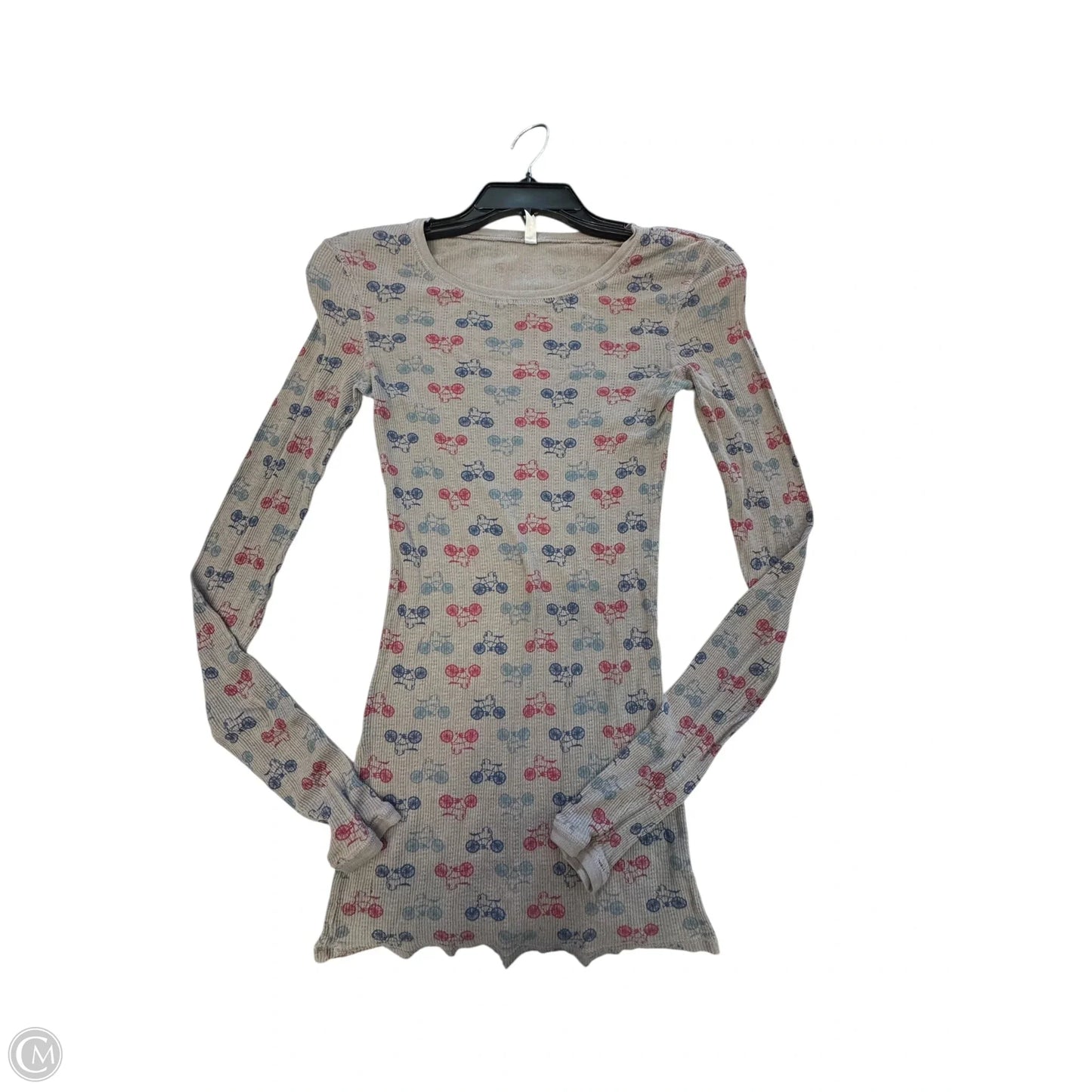 Top Long Sleeve By Clothes Mentor In Grey, Size: S