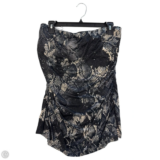 Top Sleeveless By Express In Animal Print, Size: L