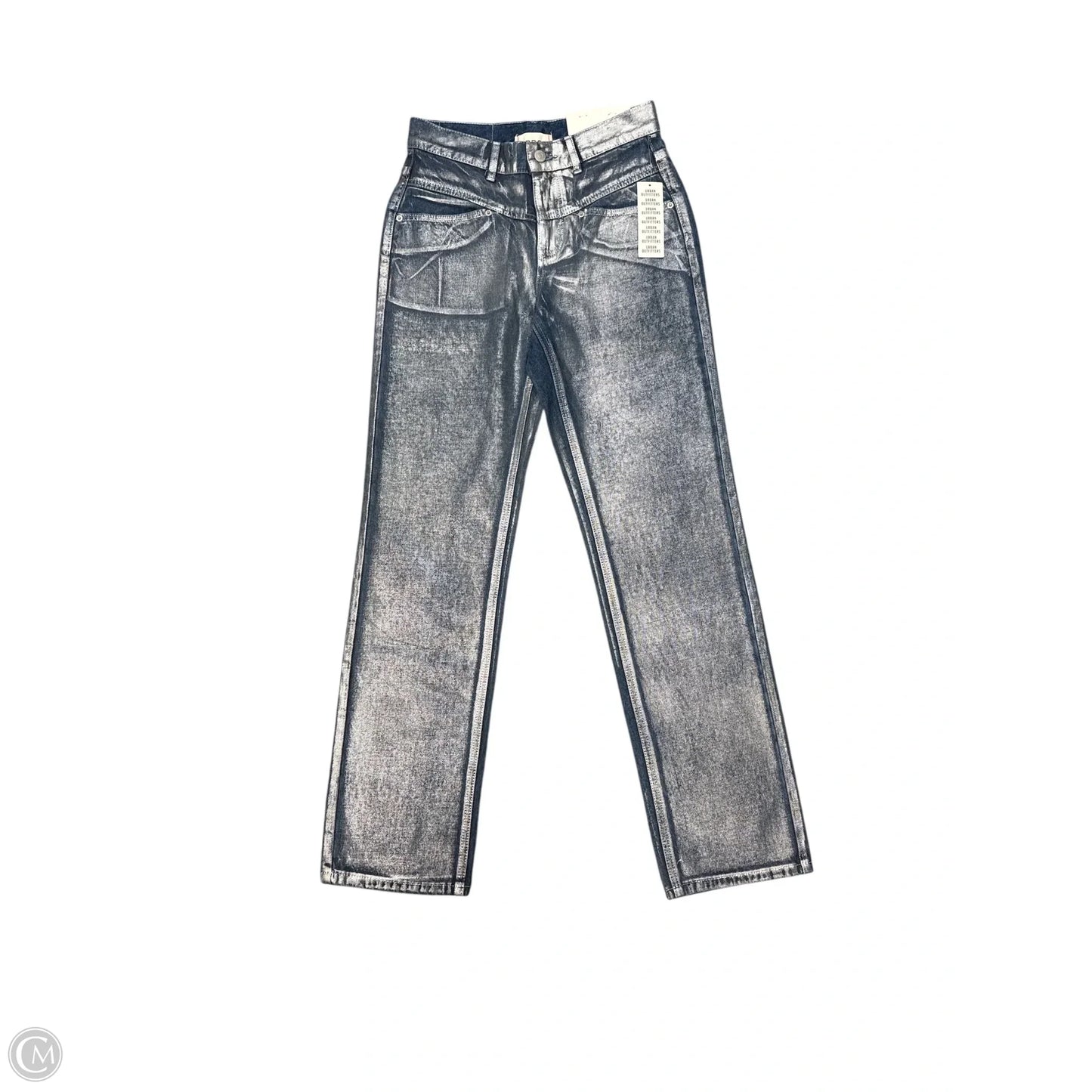 Jeans Straight By Bdg In Silver, Size: 4