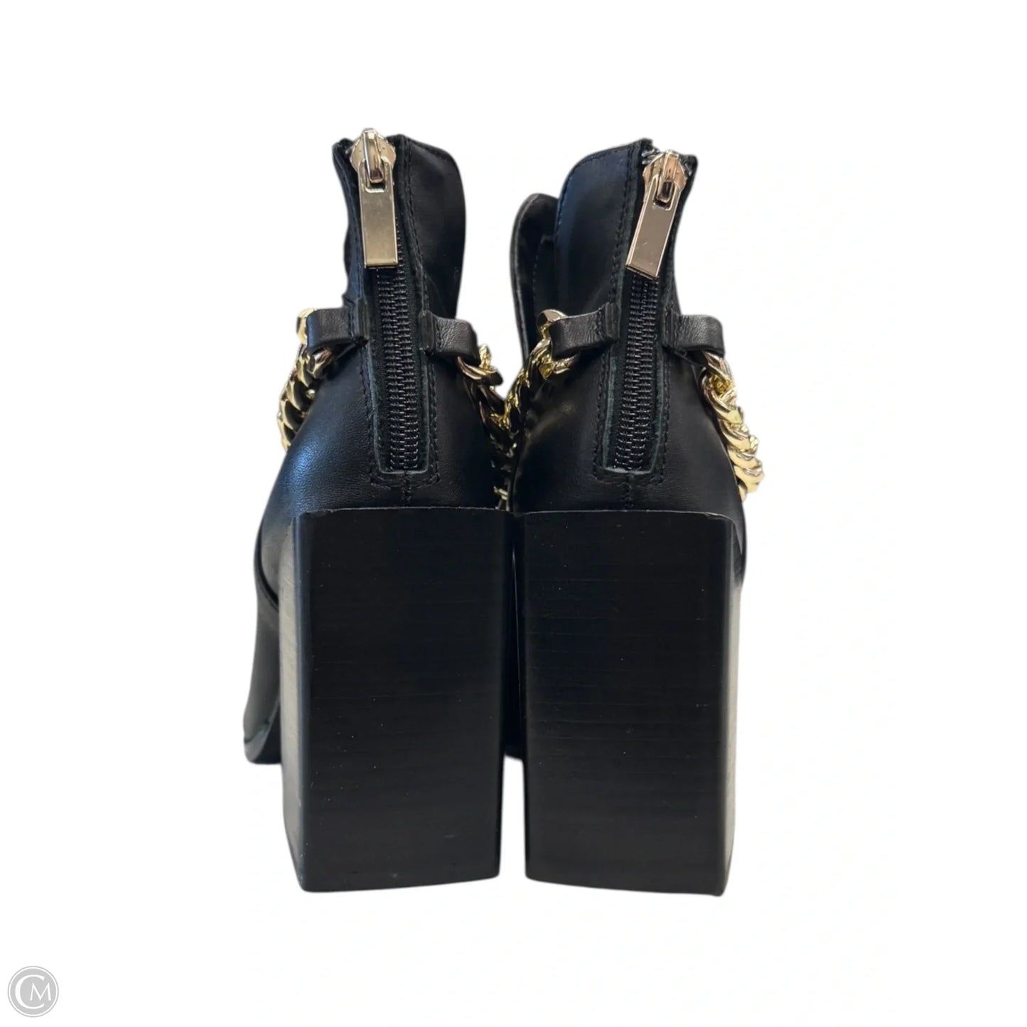 Boots Ankle Heels By Steve Madden In Black, Size: 6