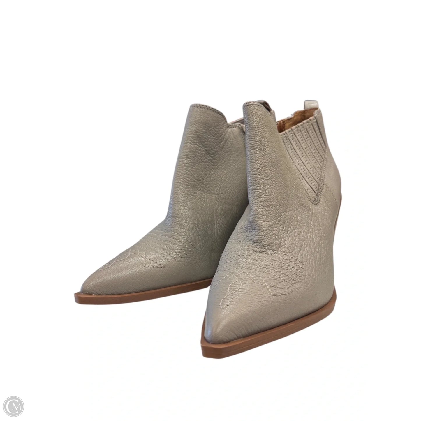 Boots Western By Franco Sarto In Grey, Size: 6.5