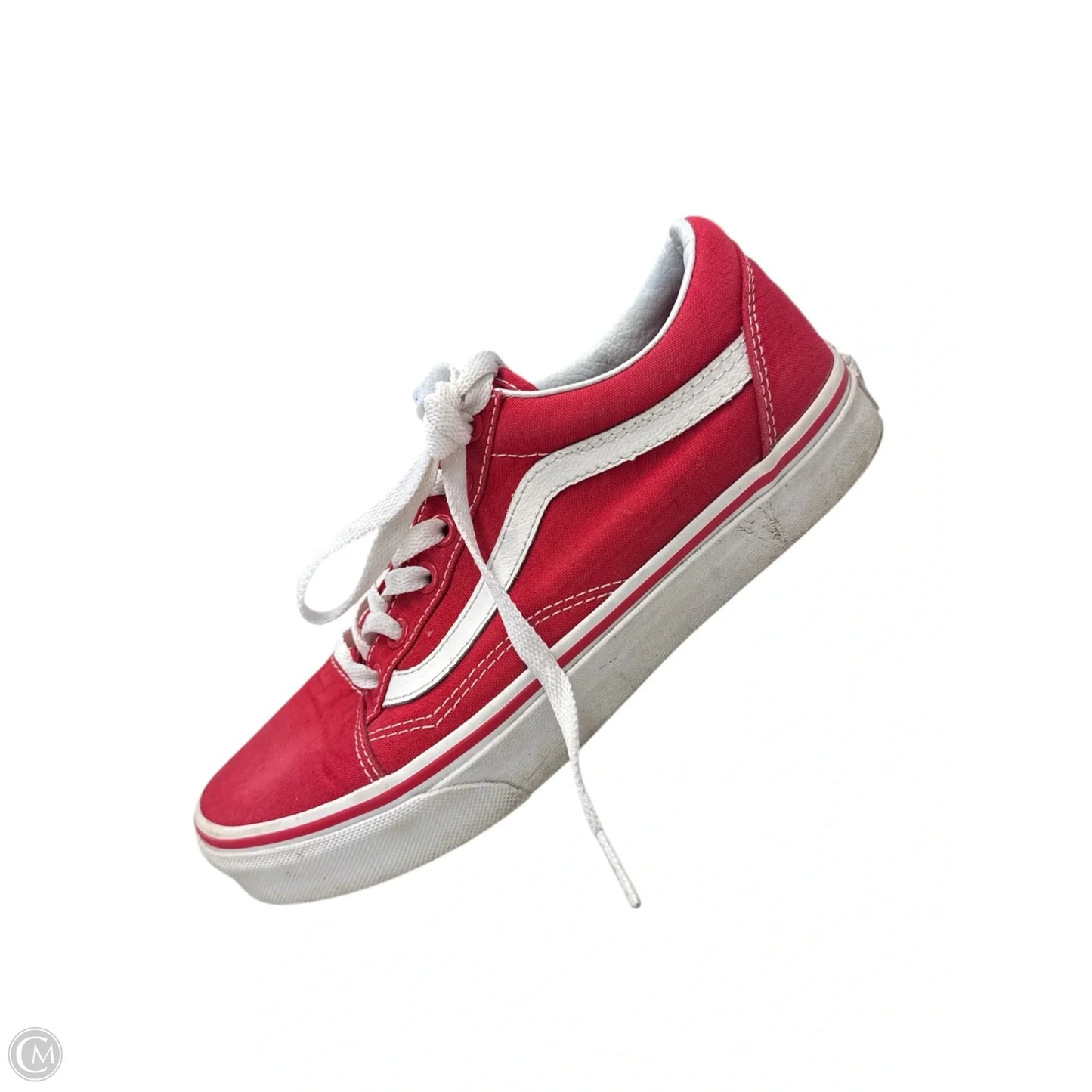 Shoes Sneakers By Vans In Red, Size: 7