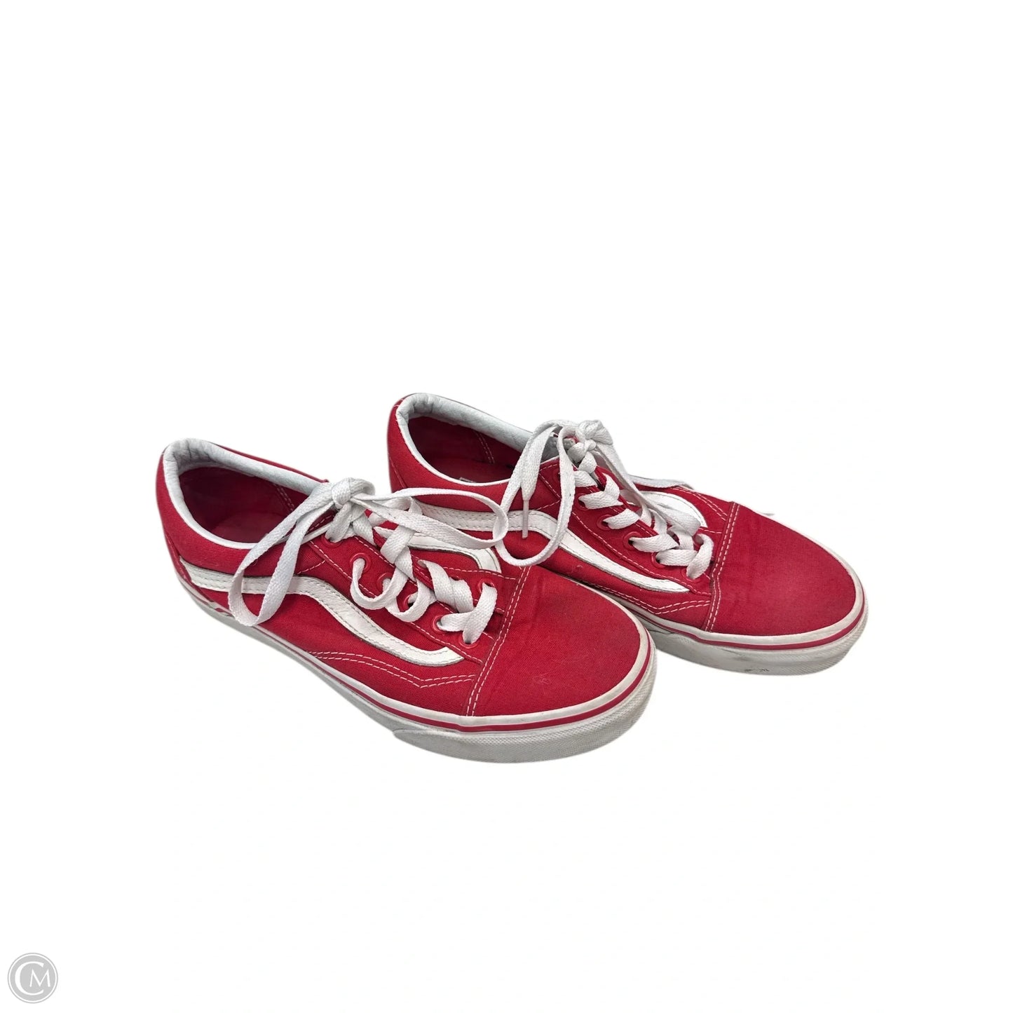 Shoes Sneakers By Vans In Red, Size: 7