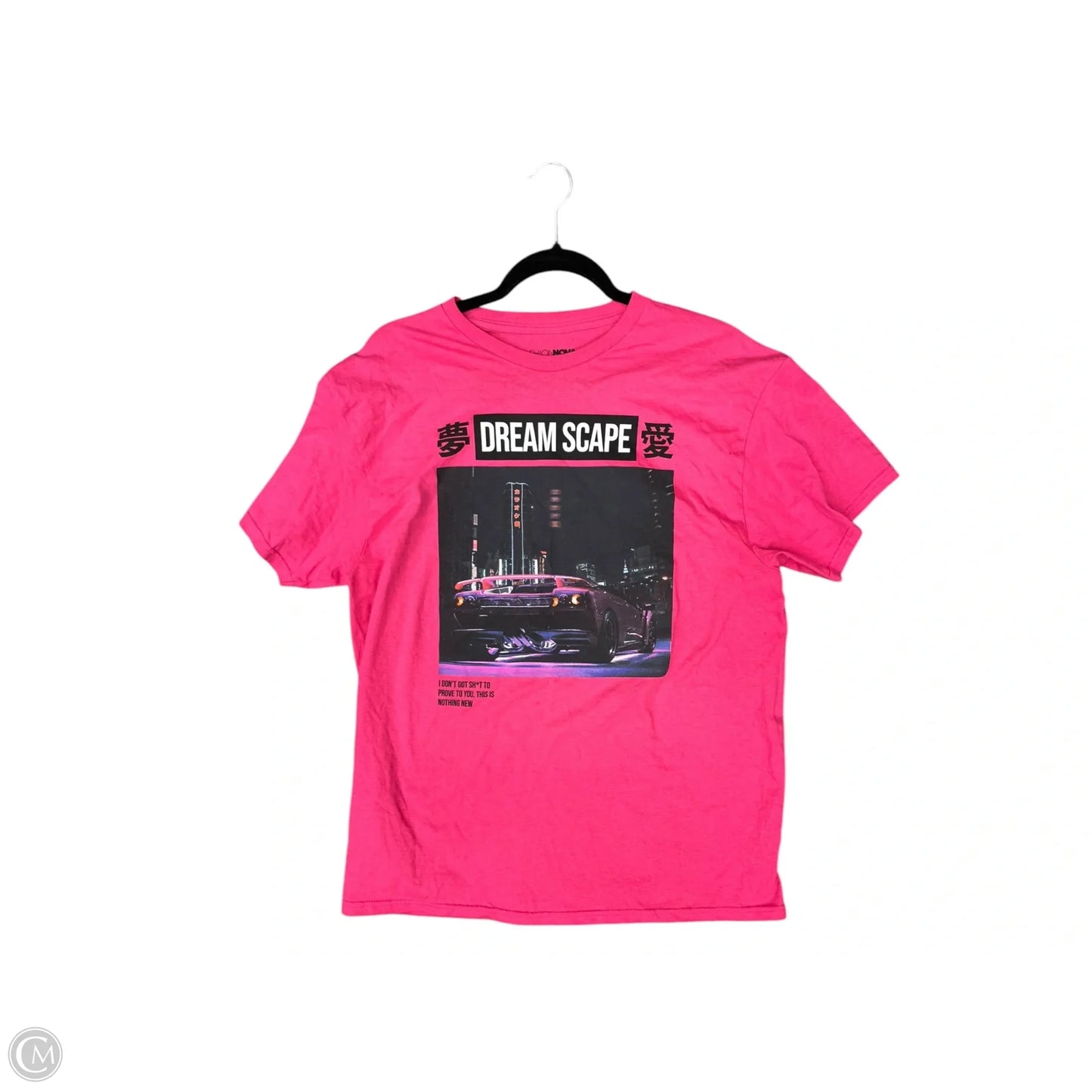 Top Short Sleeve By Fashion Nova In Pink, Size: L