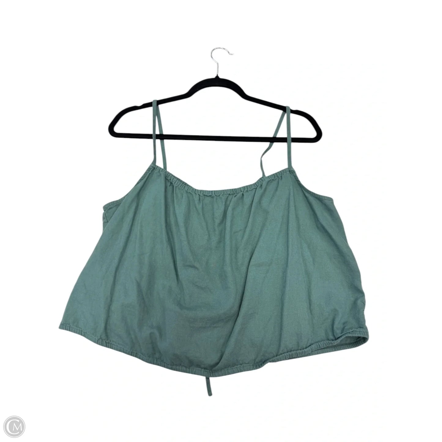 Top Sleeveless By Madewell In Green, Size: L