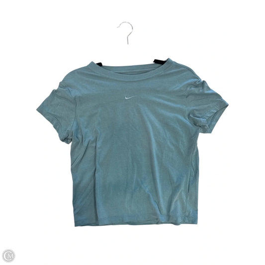 Top Short Sleeve By Nike In Blue, Size: L
