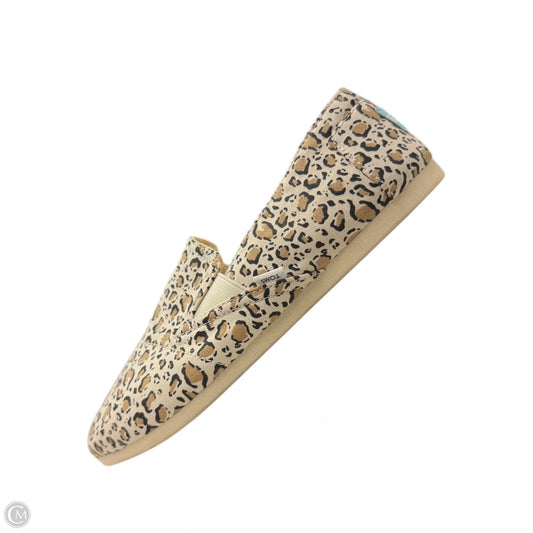 Shoes Flats By Toms In Animal Print, Size: 7.5