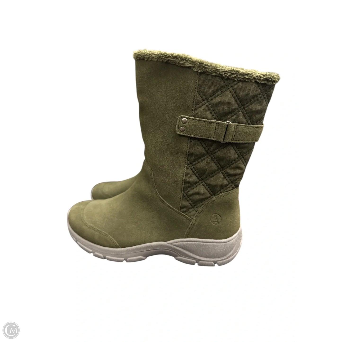 Boots Snow By Lands End In Green, Size: 8