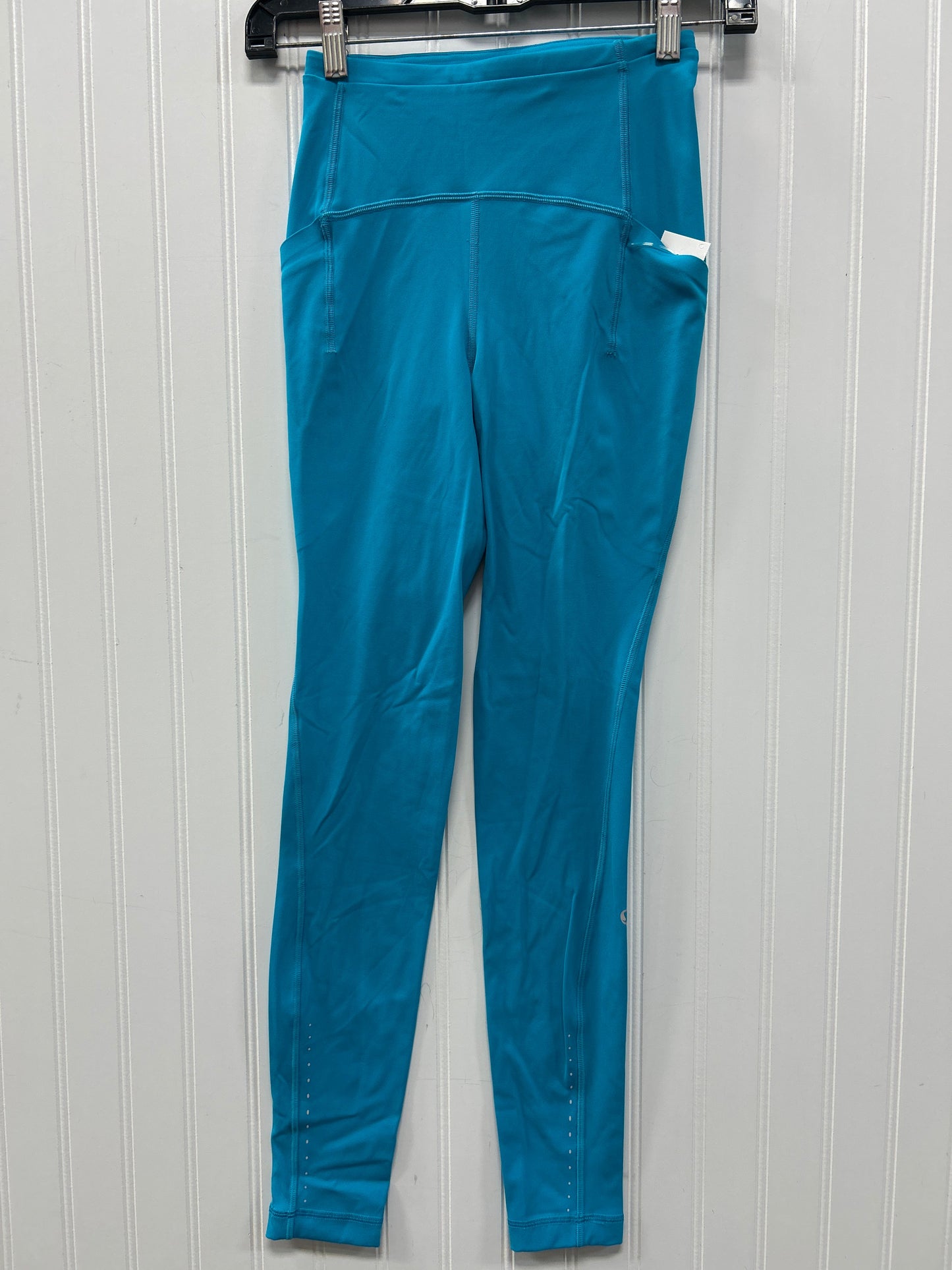 Athletic Leggings By Lululemon In Blue, Size:2