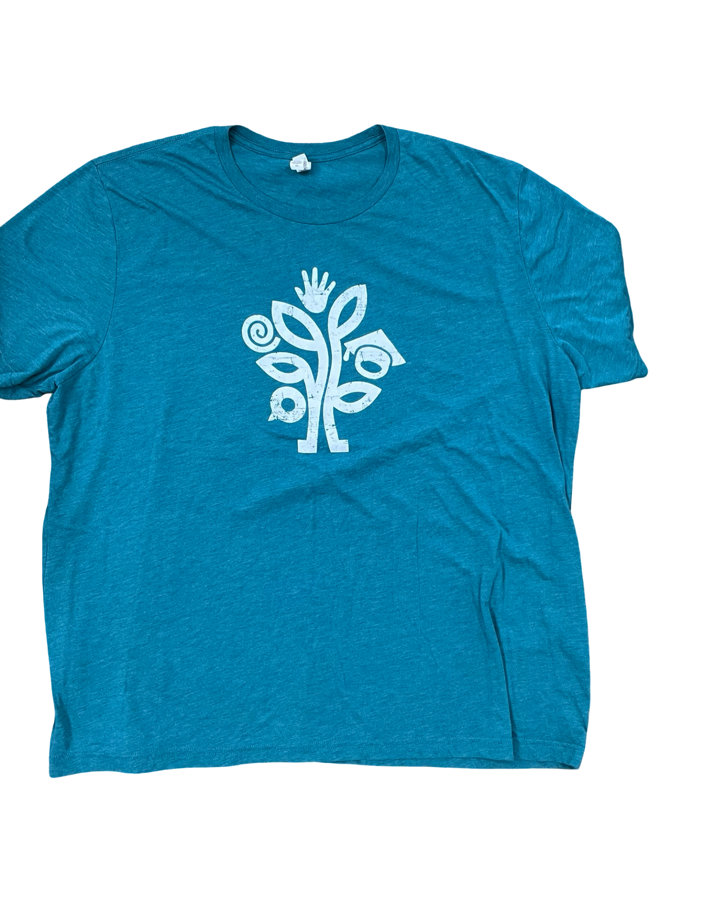 Top Ss By Bella + Canvas In Teal, Size:3X