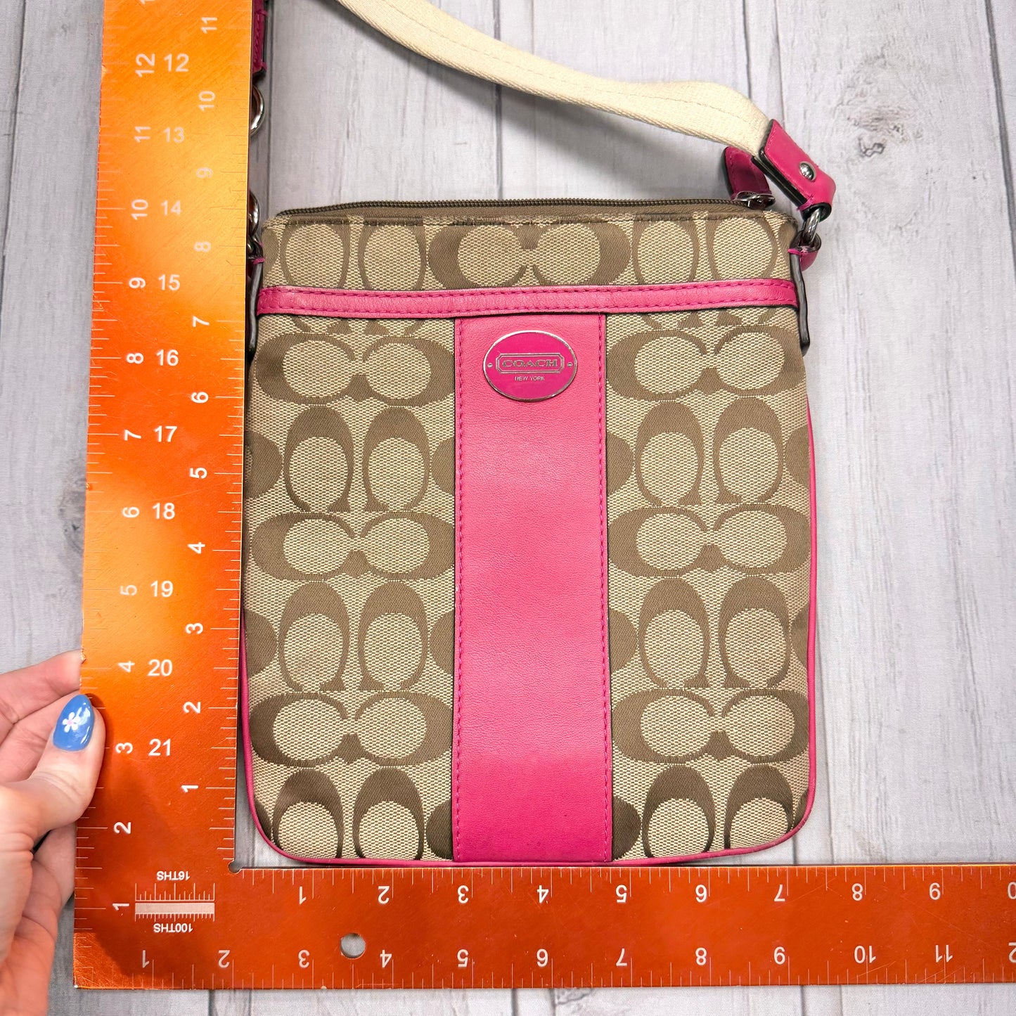 Crossbody Designer By Coach, Size: Small