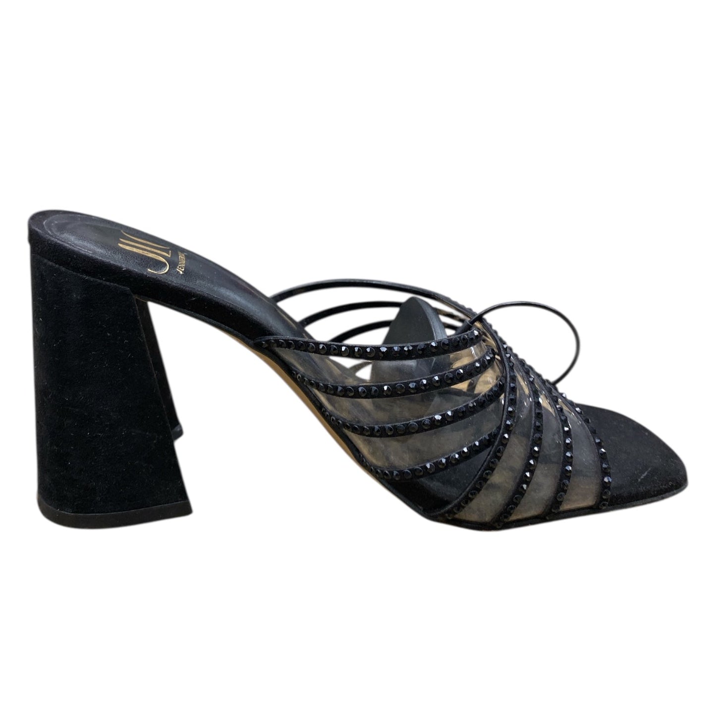 Sandals Heels Block By Cmc In Black, Size:6