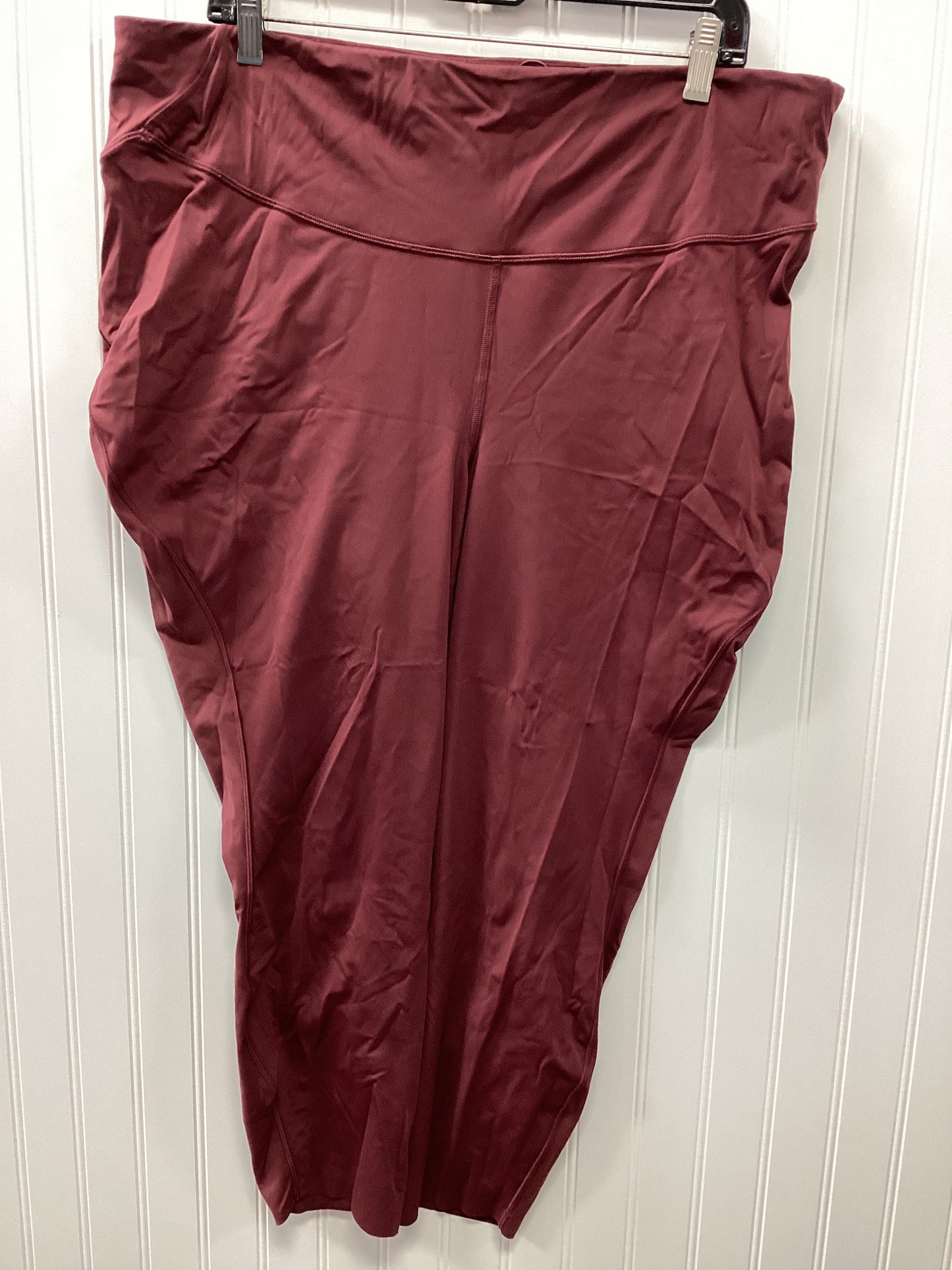 Athletic Leggings By Lululemon In Red, Size:20
