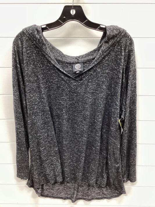 Top Ls By Bobeau In Black, Size:2X