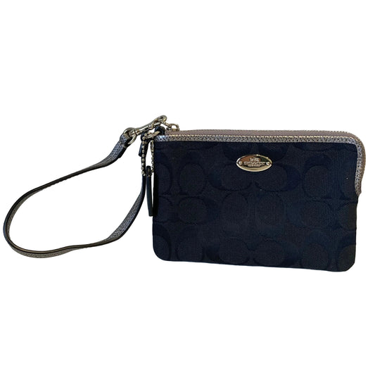Wristlet Designer By Coach In Black, Size:Small