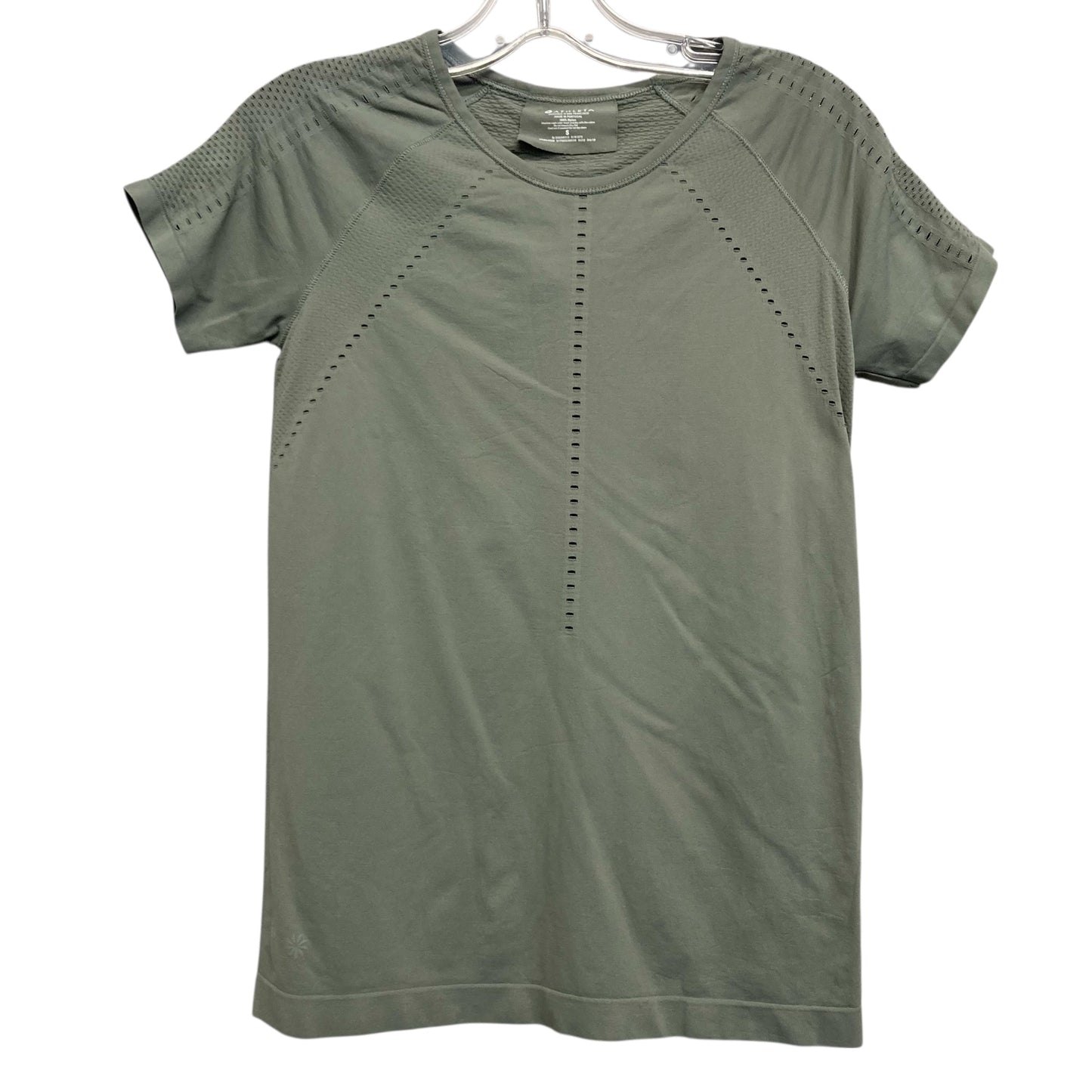 Athletic Top Ss By Athleta In Green, Size:S