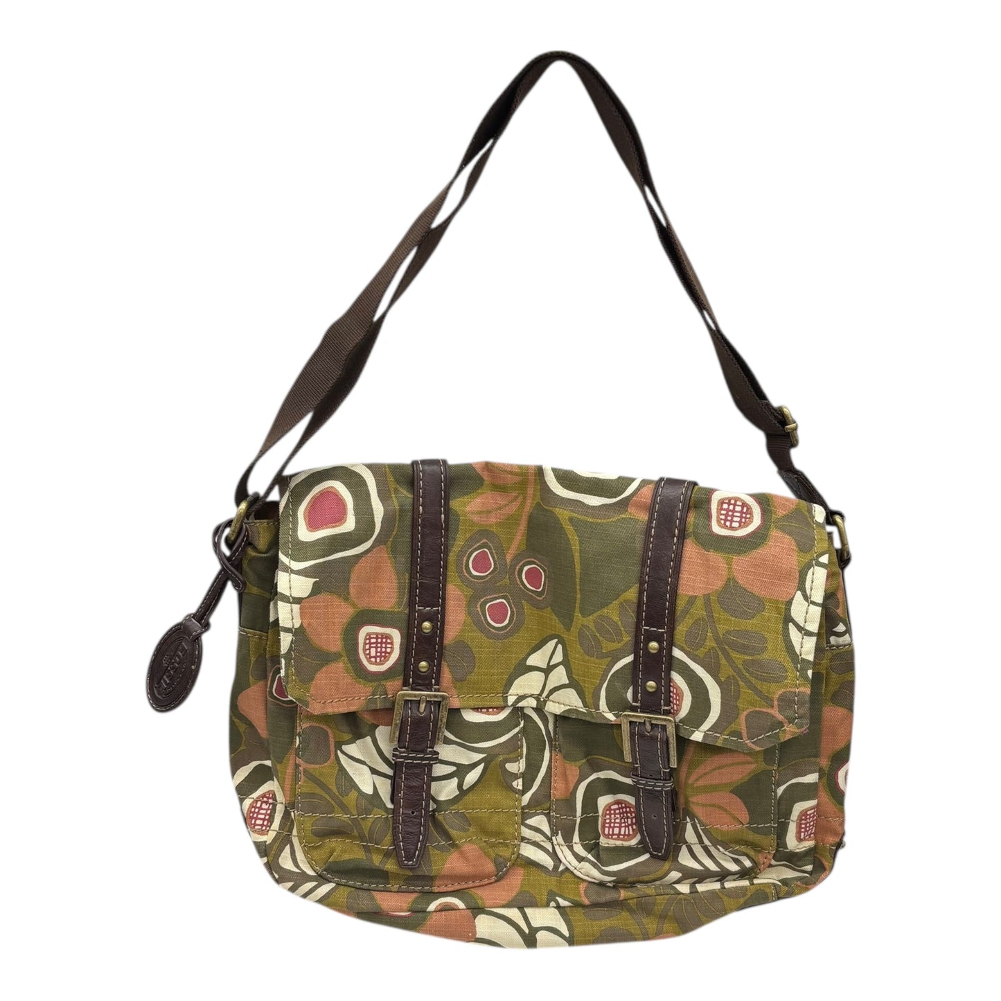 Crossbody By Fossil In Green, Size:Large