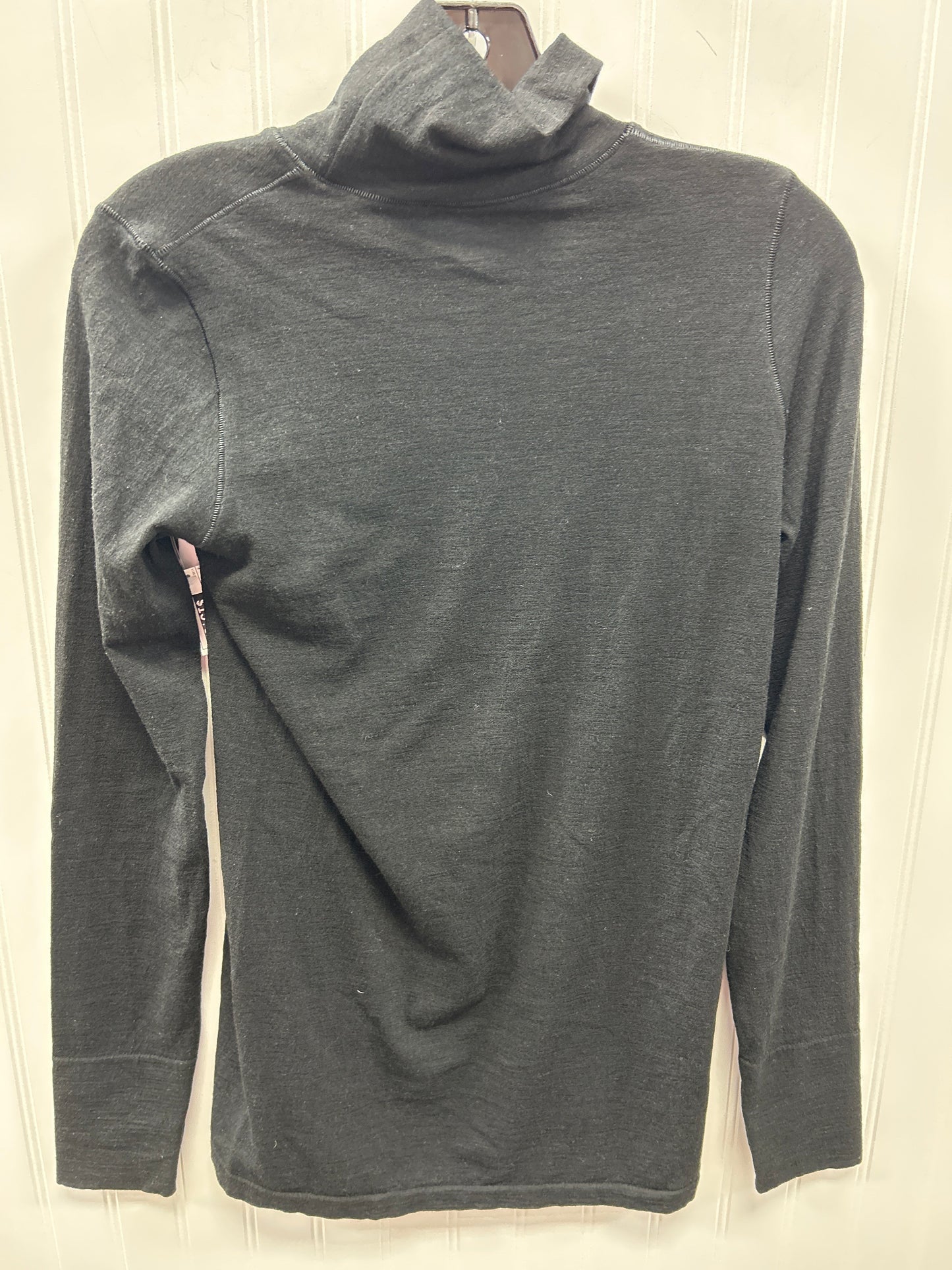 Athletic Top Ls Crewneck By Athleta In Black, Size:M
