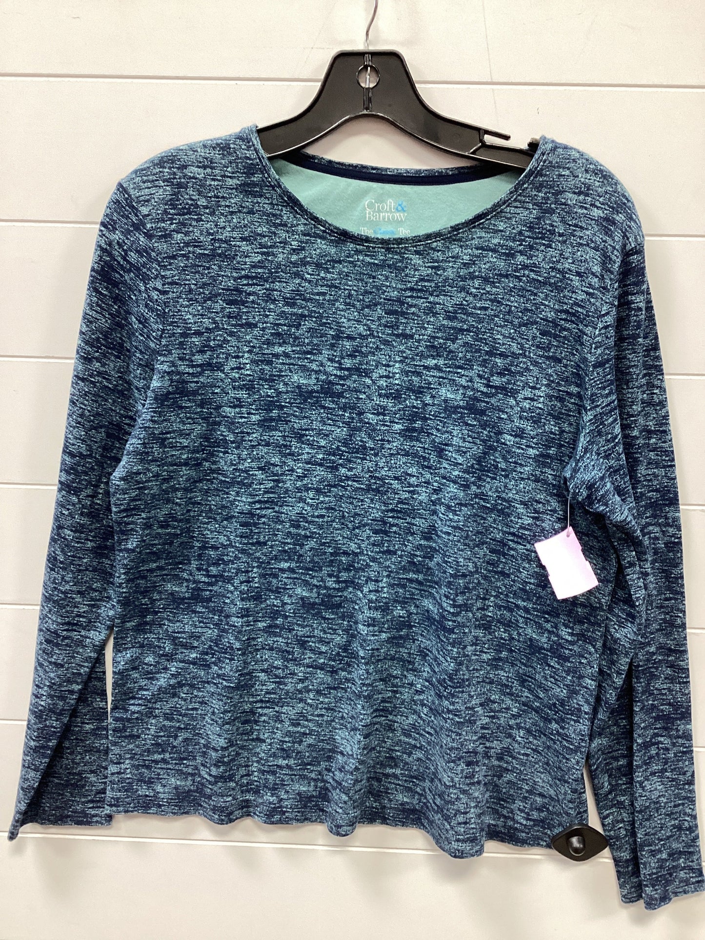 Top Ls By Croft And Barrow In Blue, Size:M