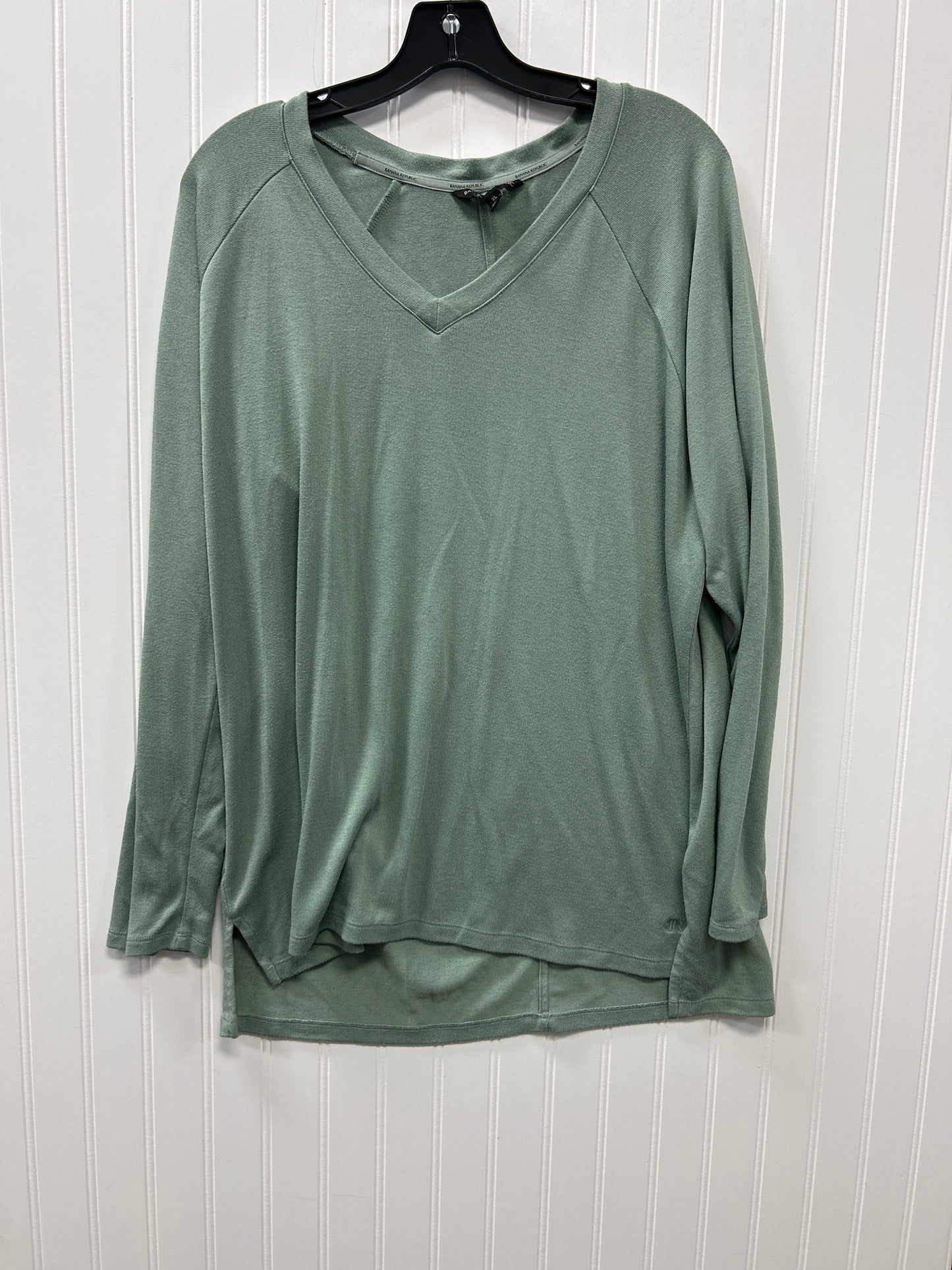 Top Ls By Banana Republic In Green, Size:Xl