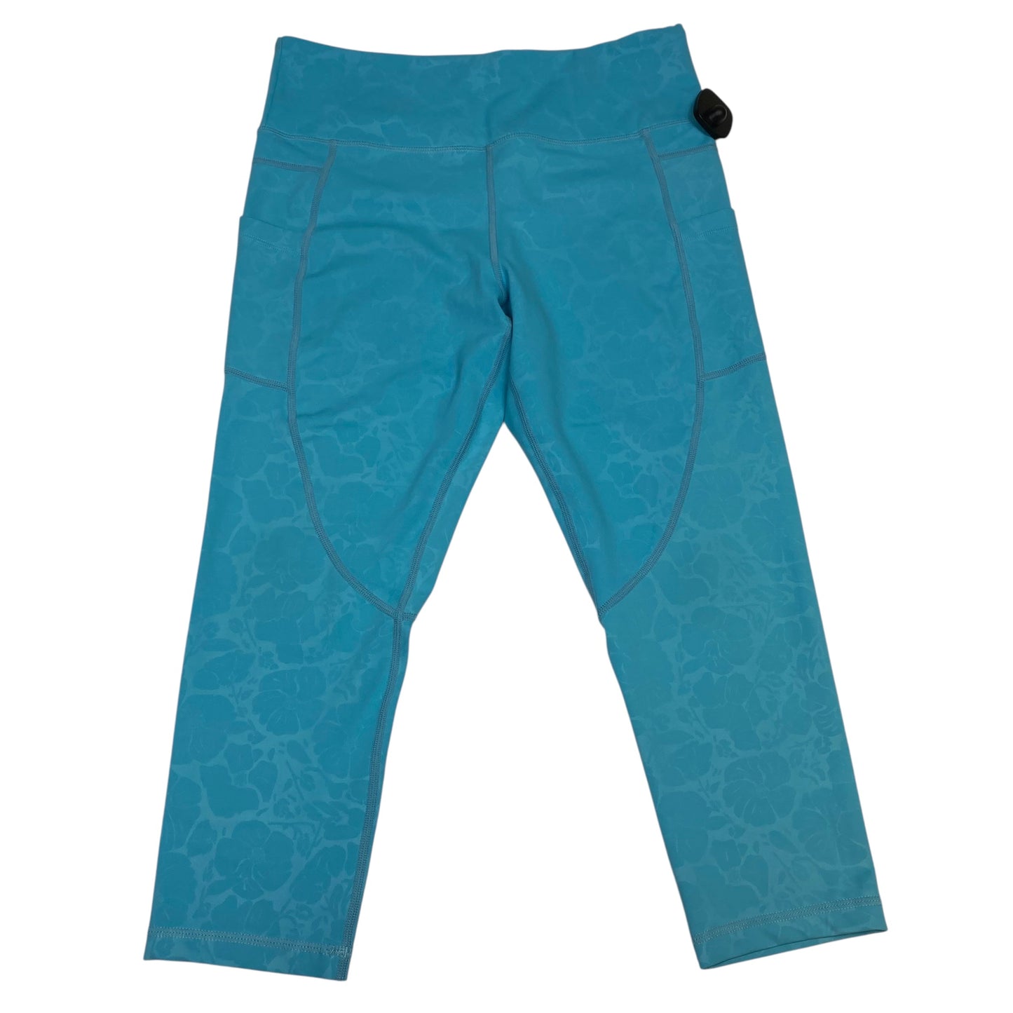 Athletic Leggings Capris By Zyia In Blue, Size:L