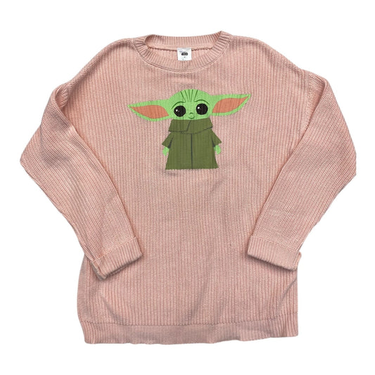 Sweater By Love Your Melon In Green & Pink, Size:Xl