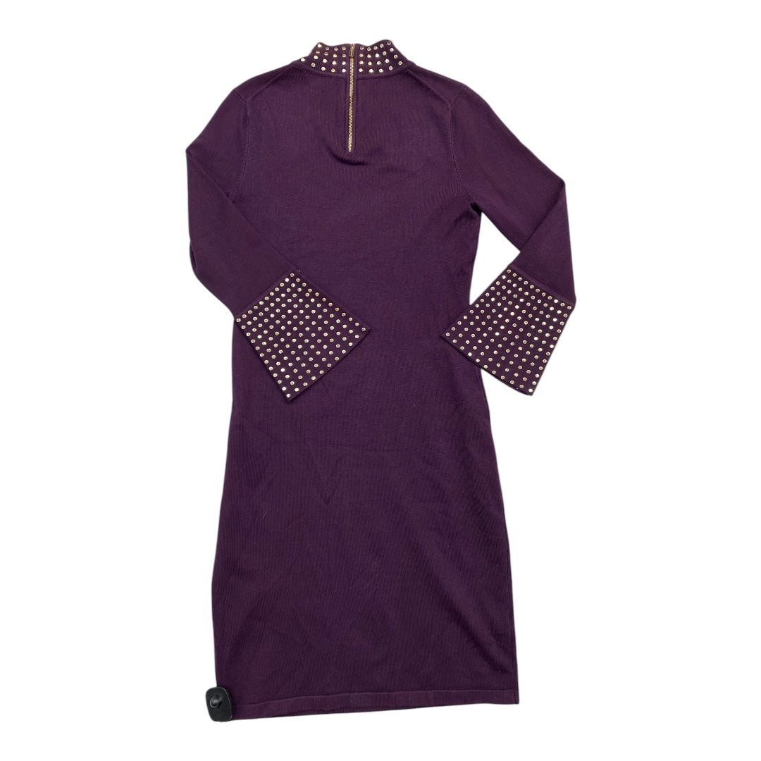 Dress Sweater By Calvin Klein In Purple, Size:S