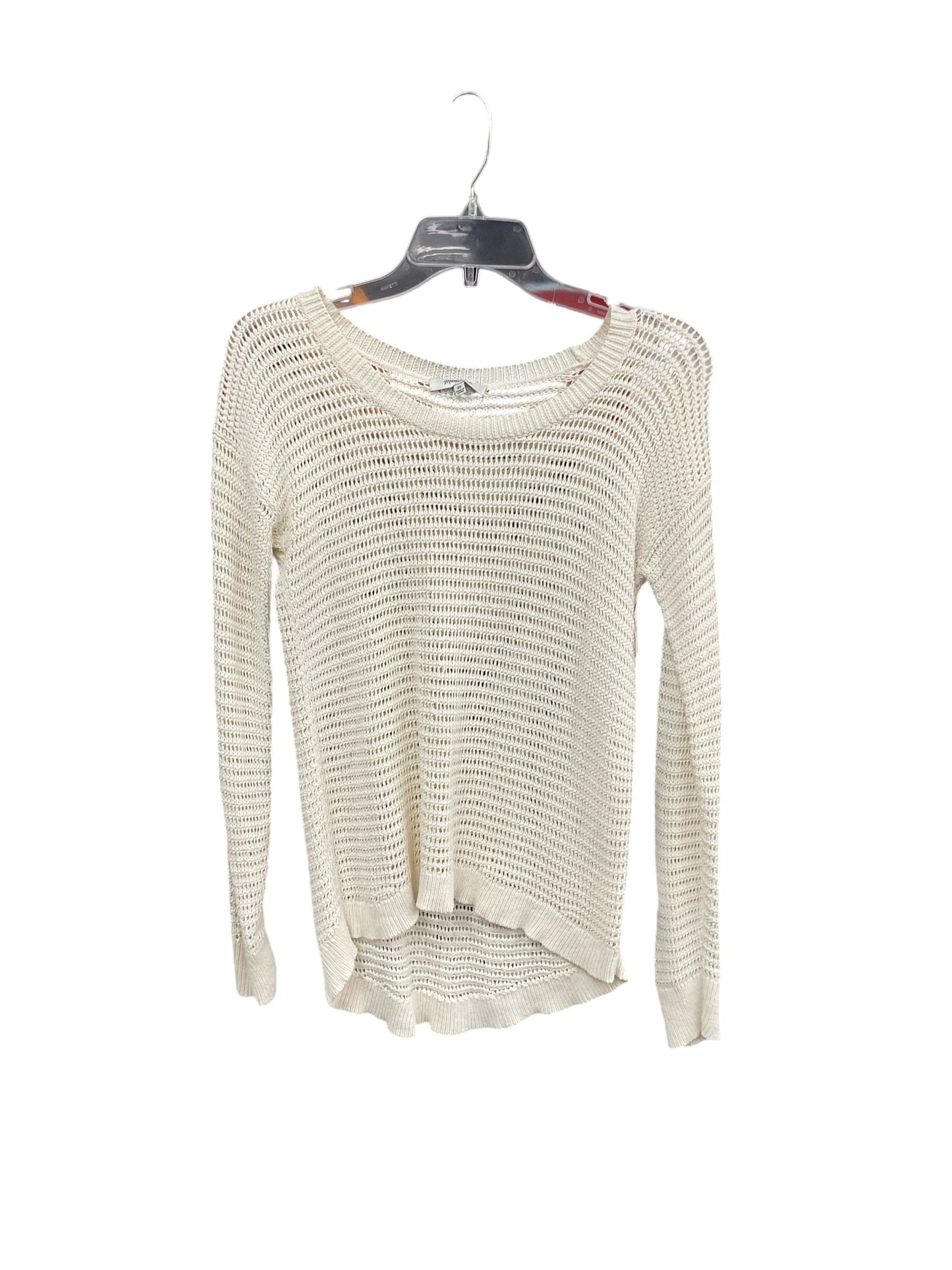 Sweater By Madewell In White, Size: Xs