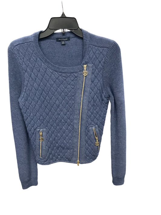 Sweater Cardigan By Tommy Hilfiger In Blue, Size: S