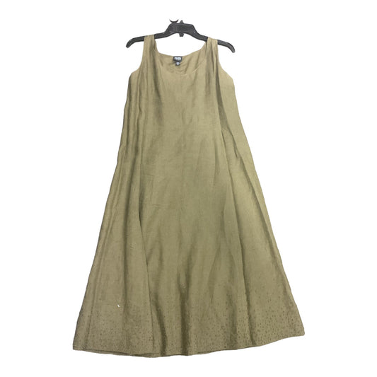 Green Dress Casual Midi Eileen Fisher, Size Petite  M