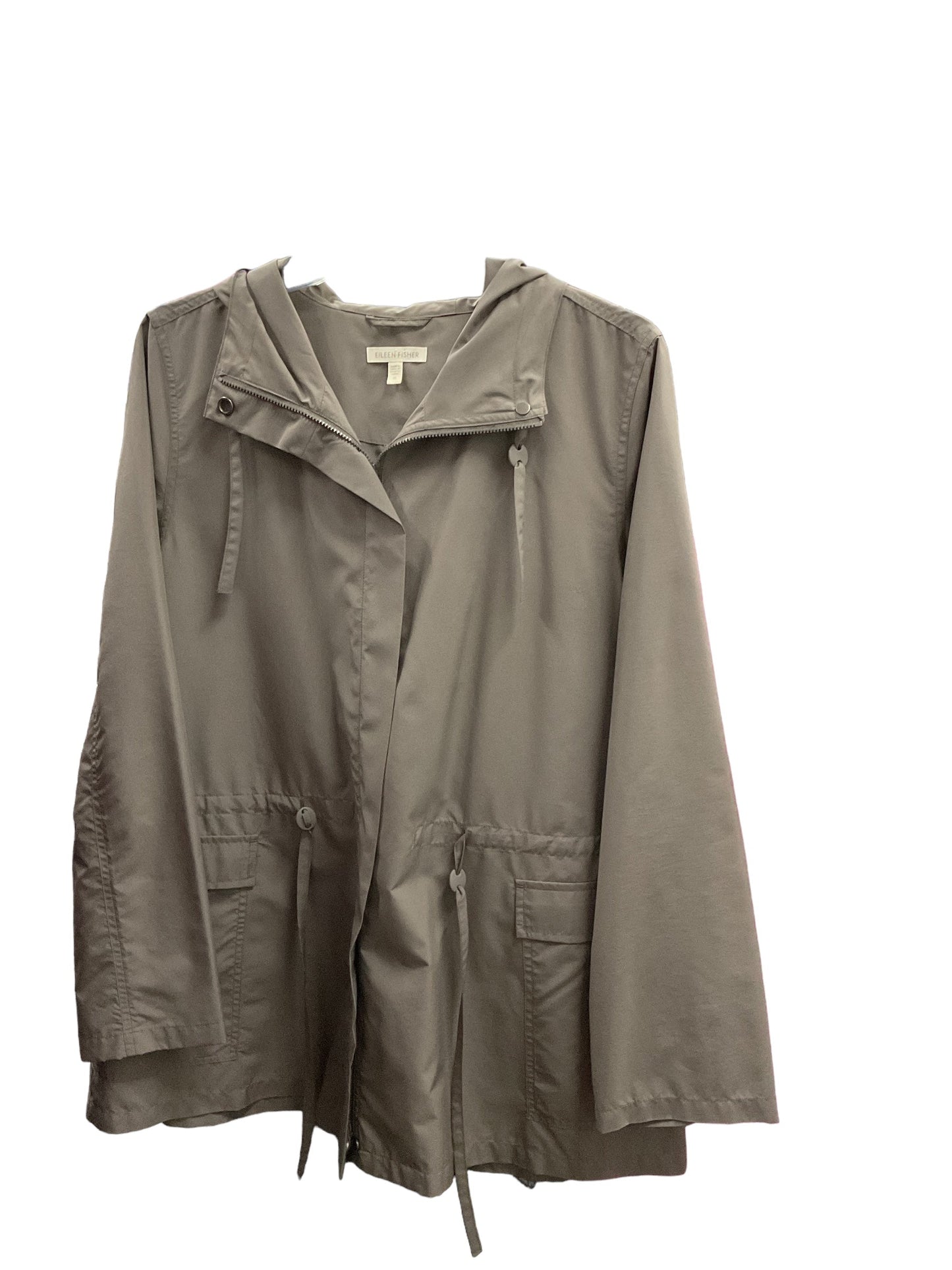 Grey Jacket Utility Eileen Fisher, Size M