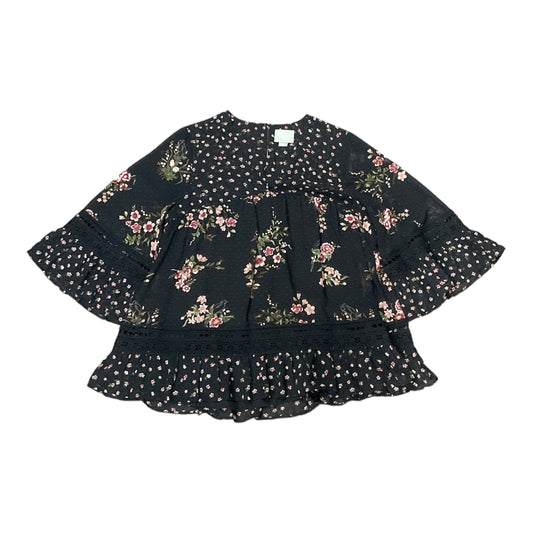 Top Long Sleeve By Maeve In Floral Print, Size: L