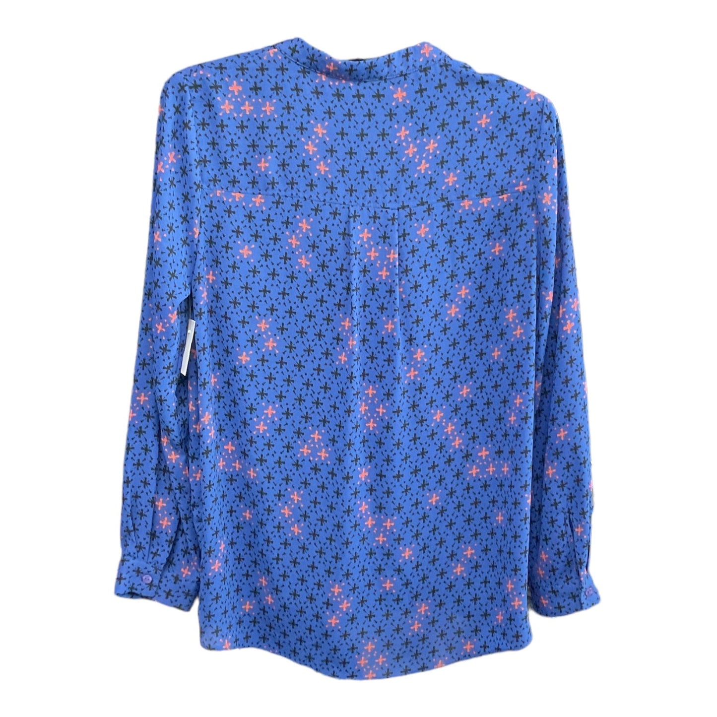 Top Long Sleeve By Maeve In Blue, Size: 2