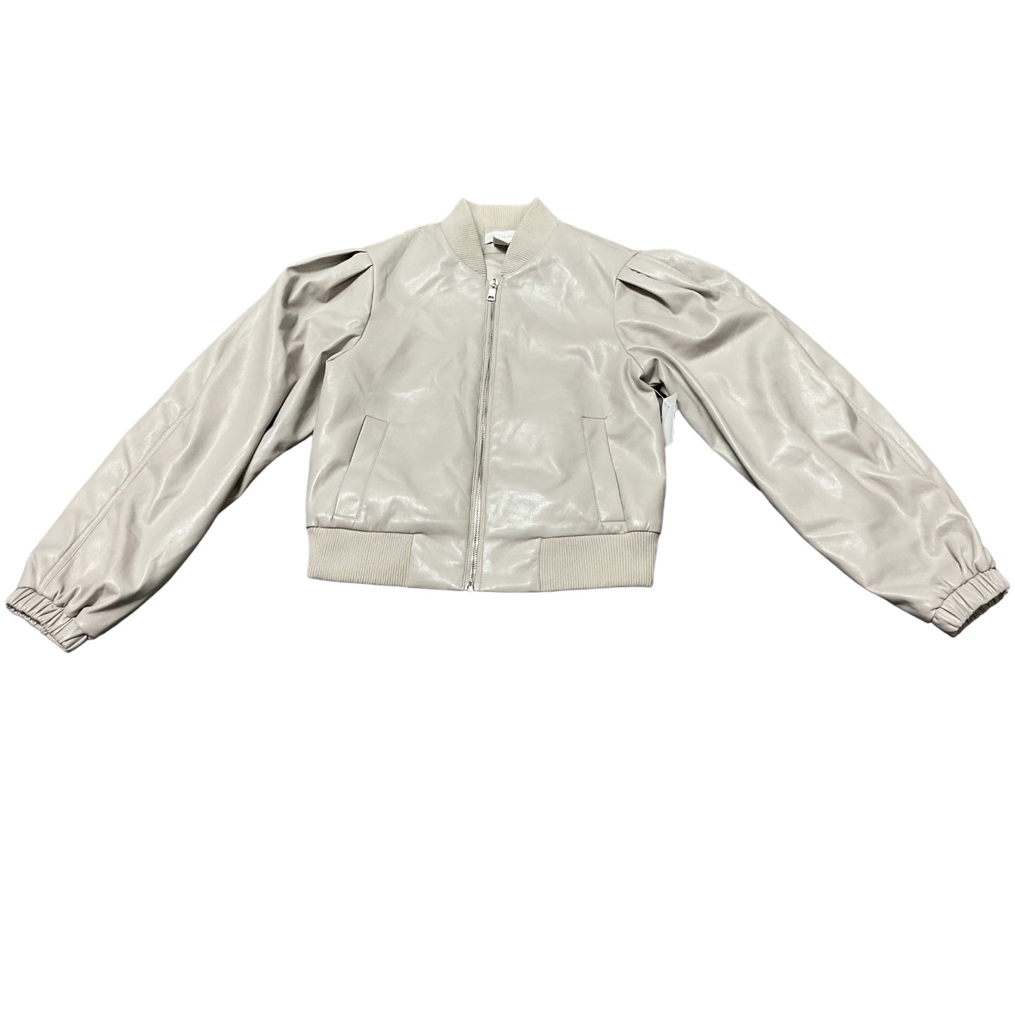 Jacket Moto By House Of Harlow In Grey, Size: Xs