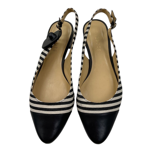 Shoes Flats By Talbots In Striped Pattern, Size: 8.5