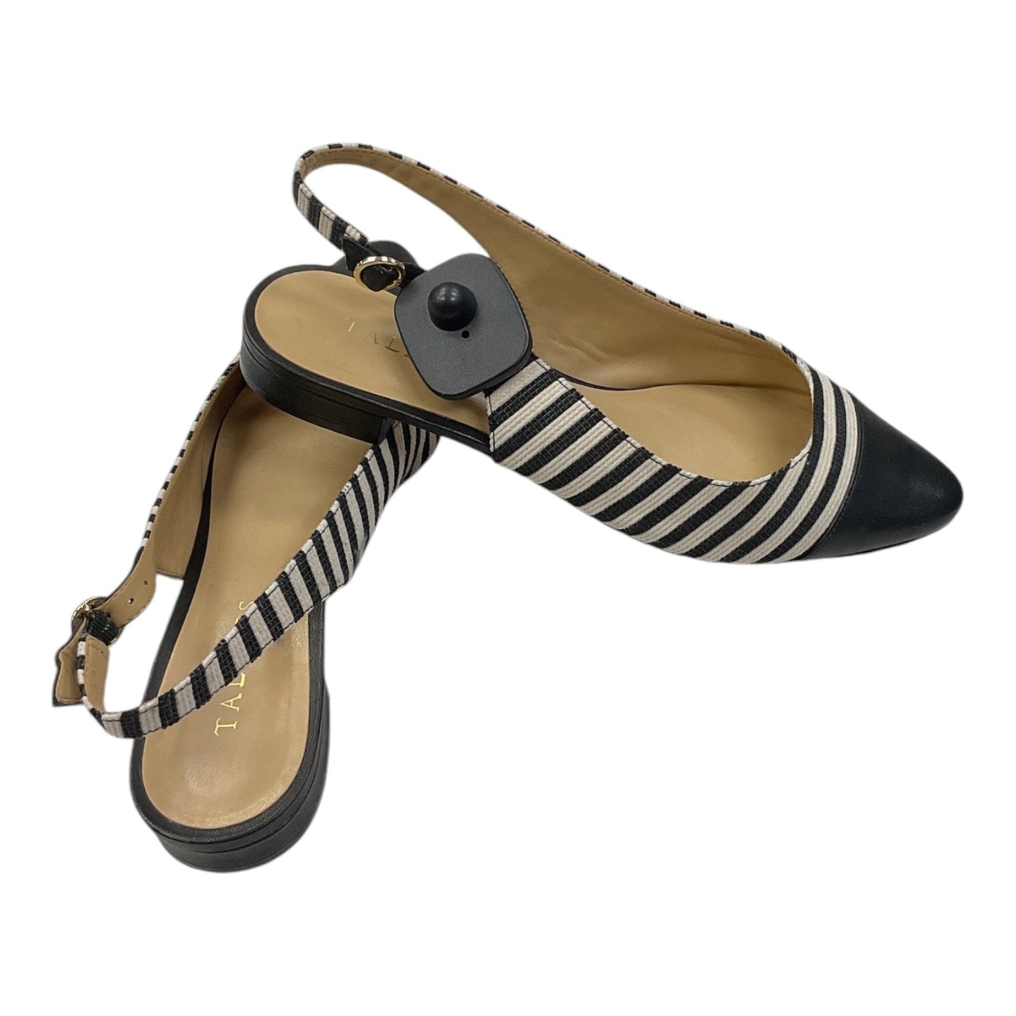 Shoes Flats By Talbots In Striped Pattern, Size: 8.5