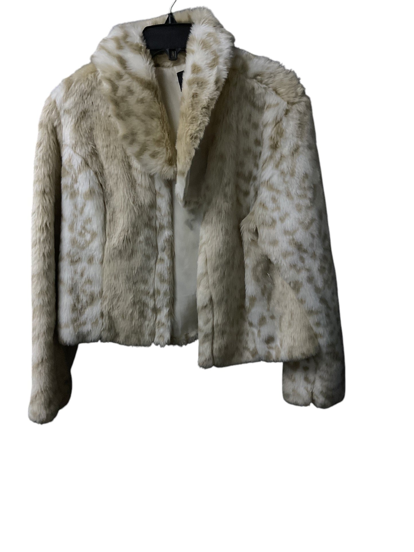 Jacket Faux Fur & Sherpa By Relativity In Animal Print, Size: Xl