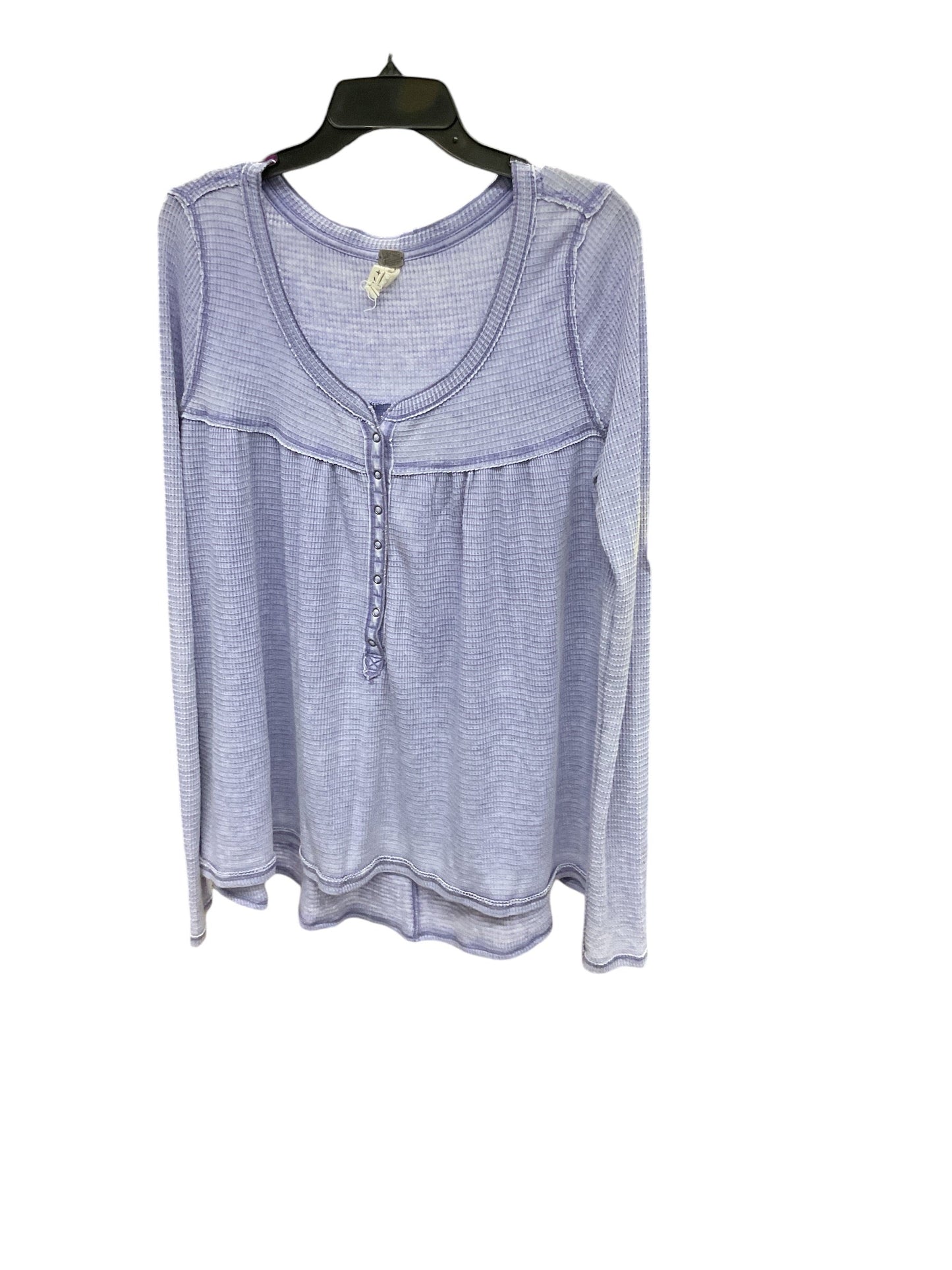 Top Long Sleeve By We The Free In Blue, Size: M