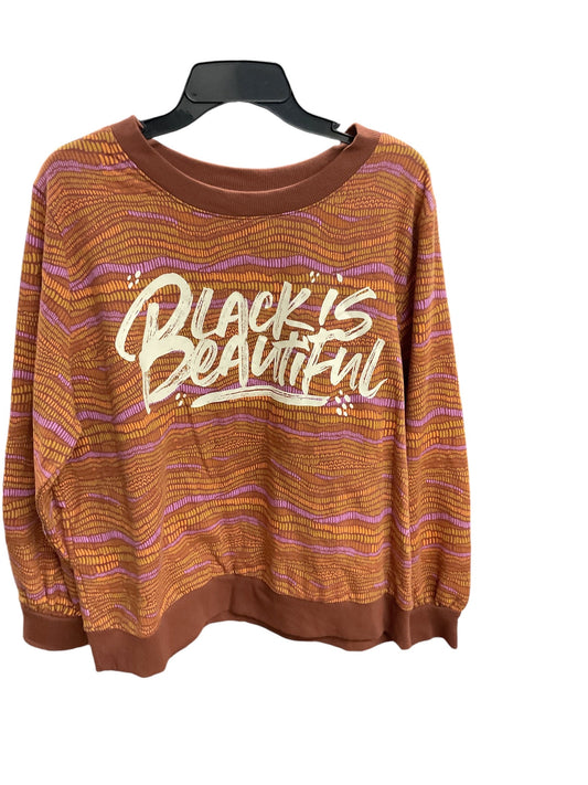 Sweatshirt Crewneck By Target In Brown, Size: Xxl