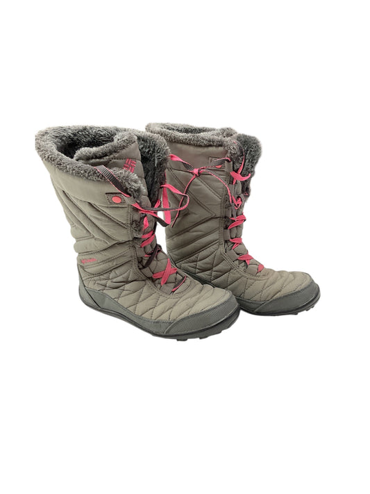 Boots Snow By Columbia In Grey, Size: 5