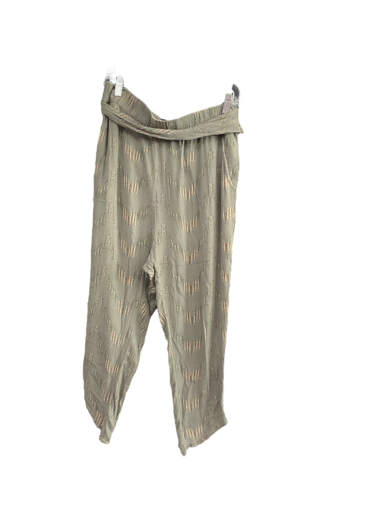 Pants Cropped By Free People In Green, Size: L