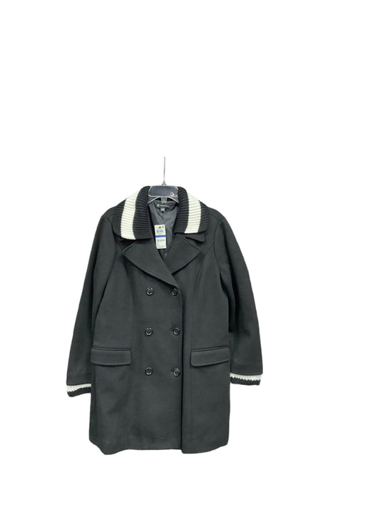 Coat Peacoat By Inc In Black, Size: Xl