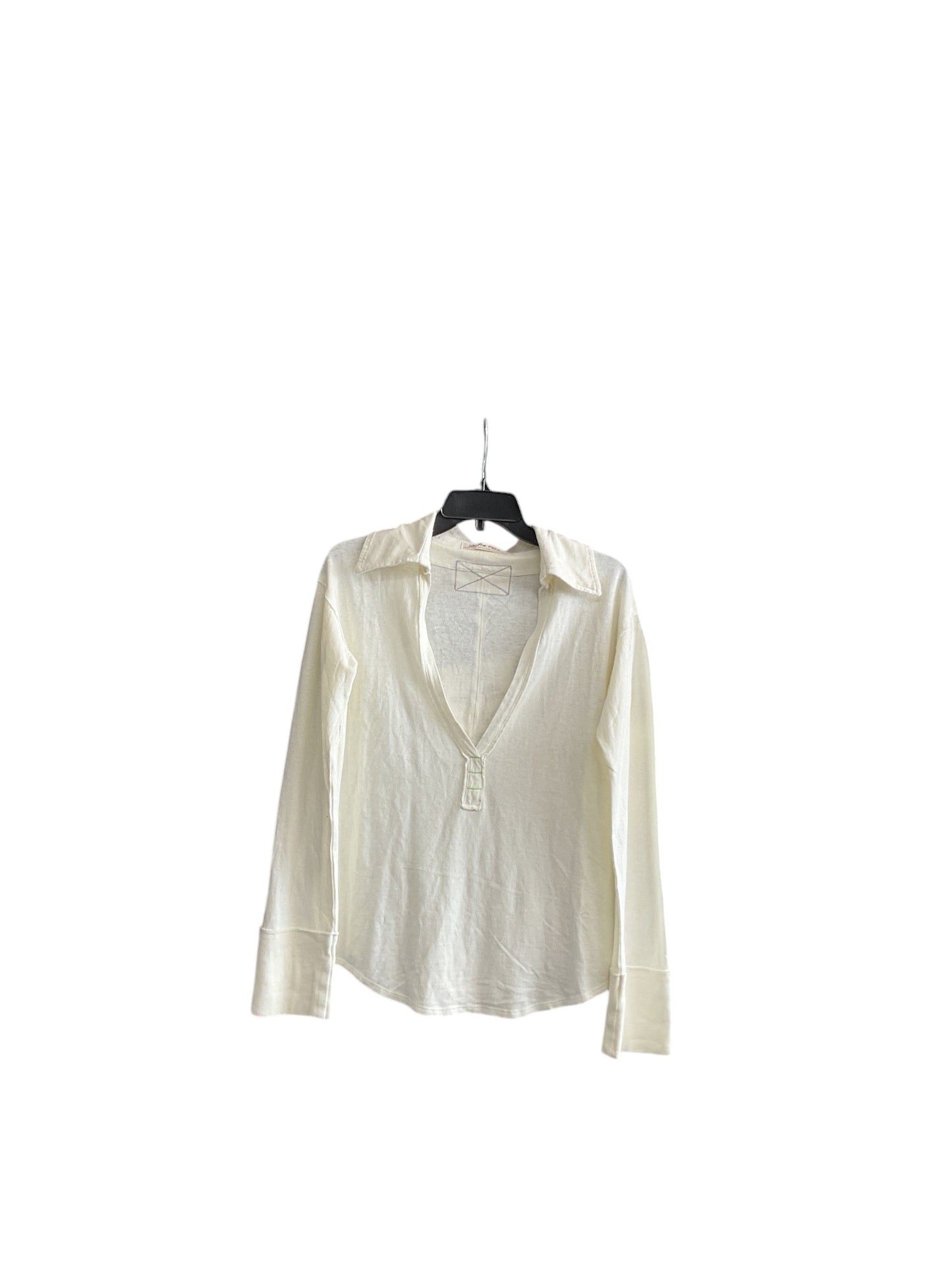 Top Long Sleeve By We The Free In White, Size: Xs