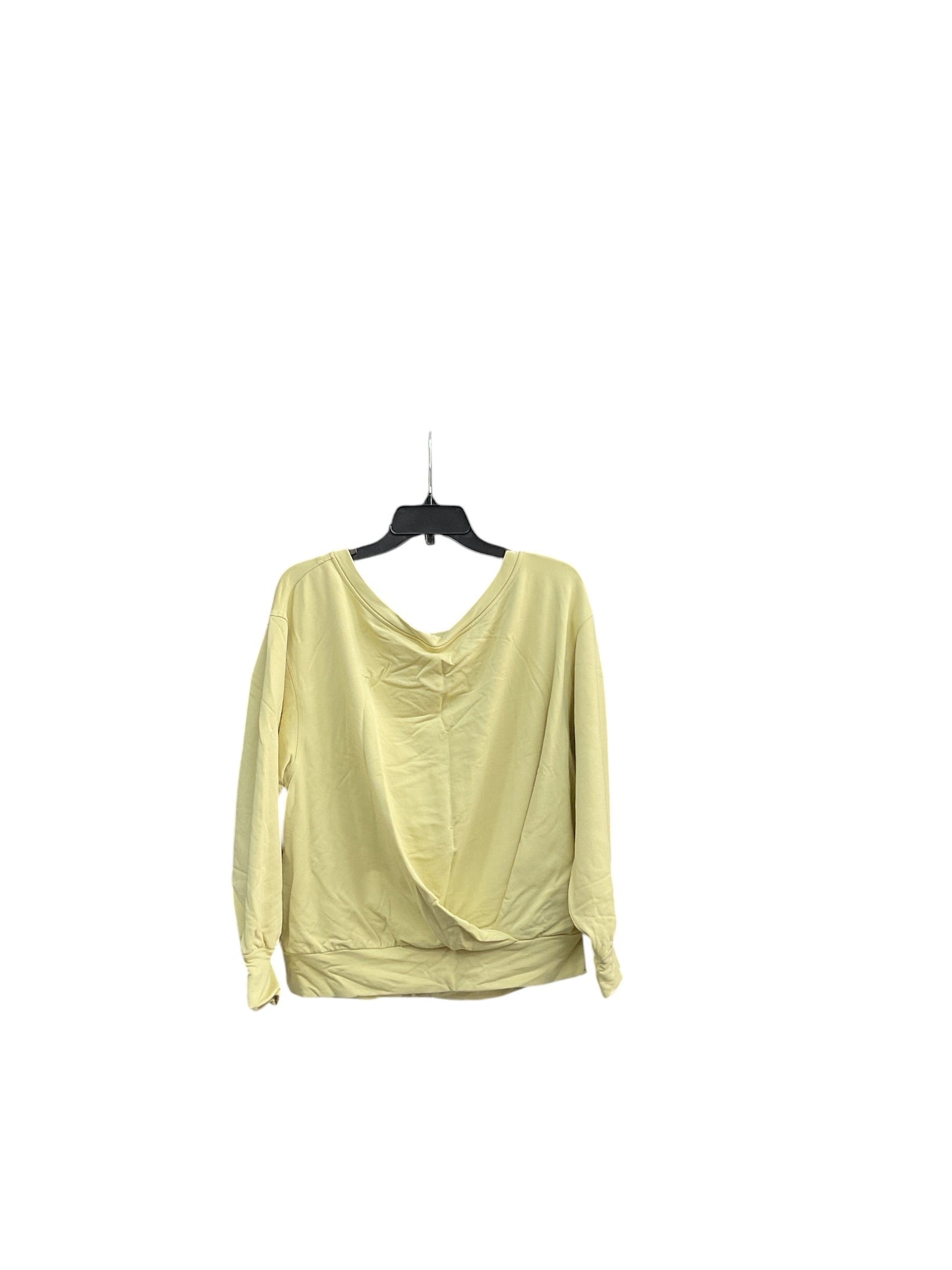 Athletic Sweatshirt Crewneck By Lululemon In Yellow, Size: 8