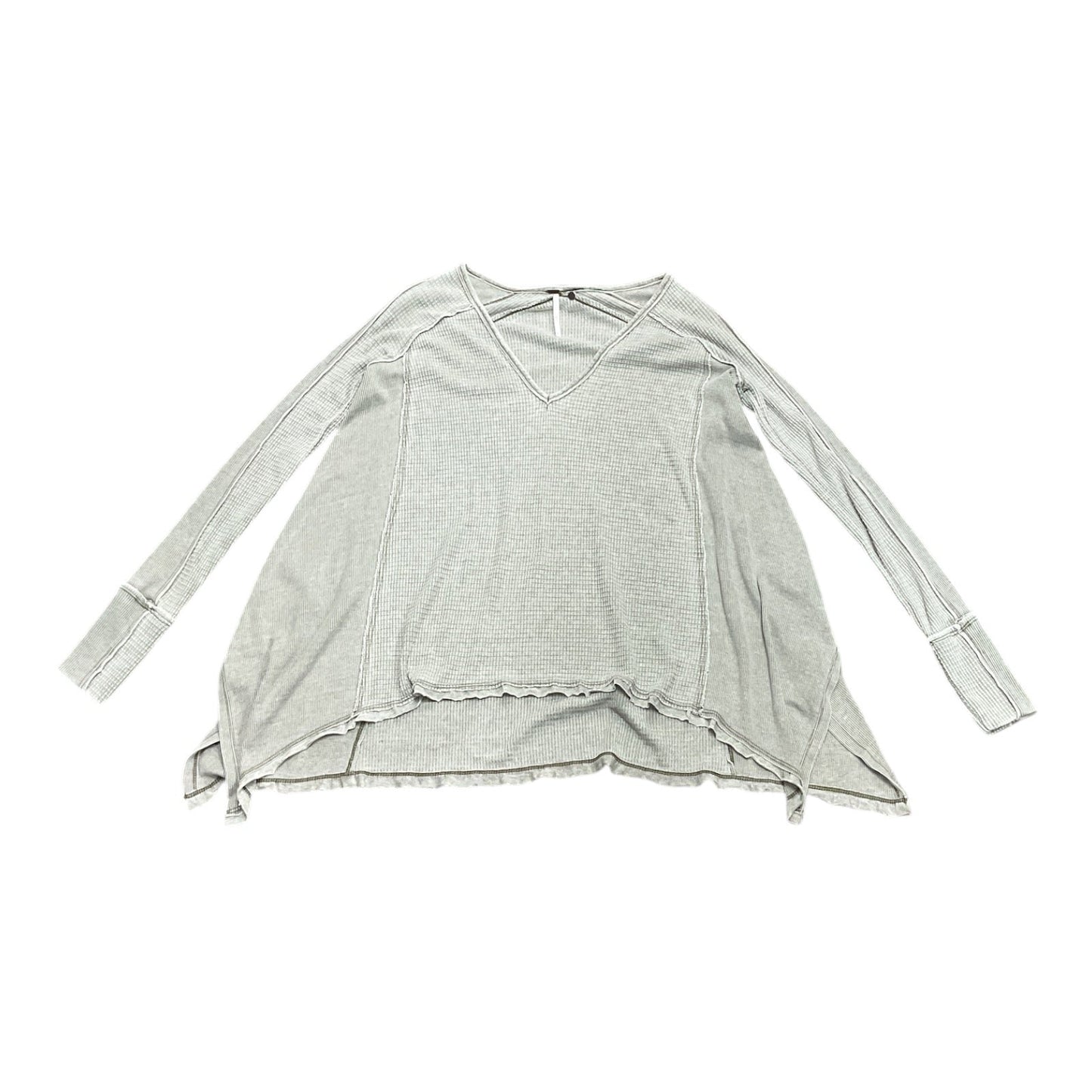 Top Long Sleeve By Free People In Green, Size: S