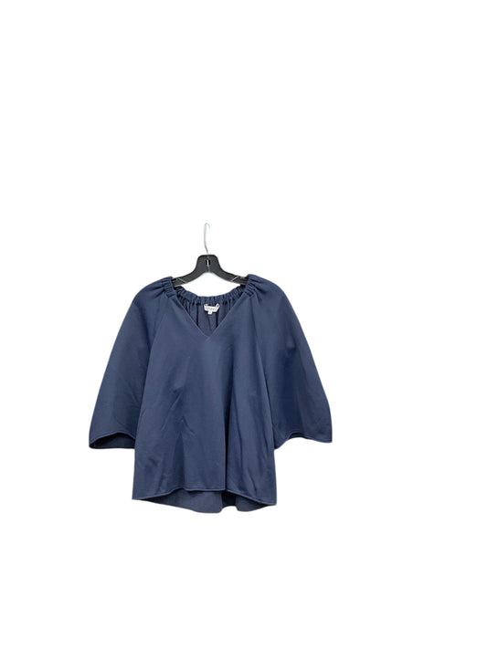 Top Short Sleeve By Tibi In Navy, Size: Xs