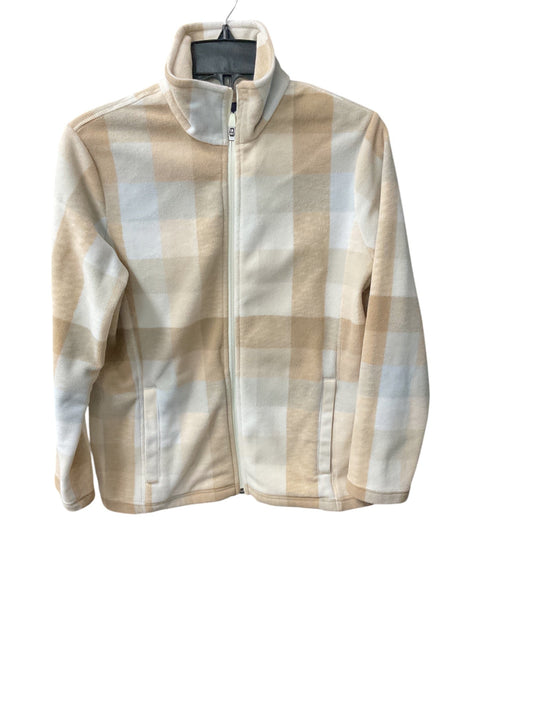 Jacket Fleece By Lands End In Beige, Size: S