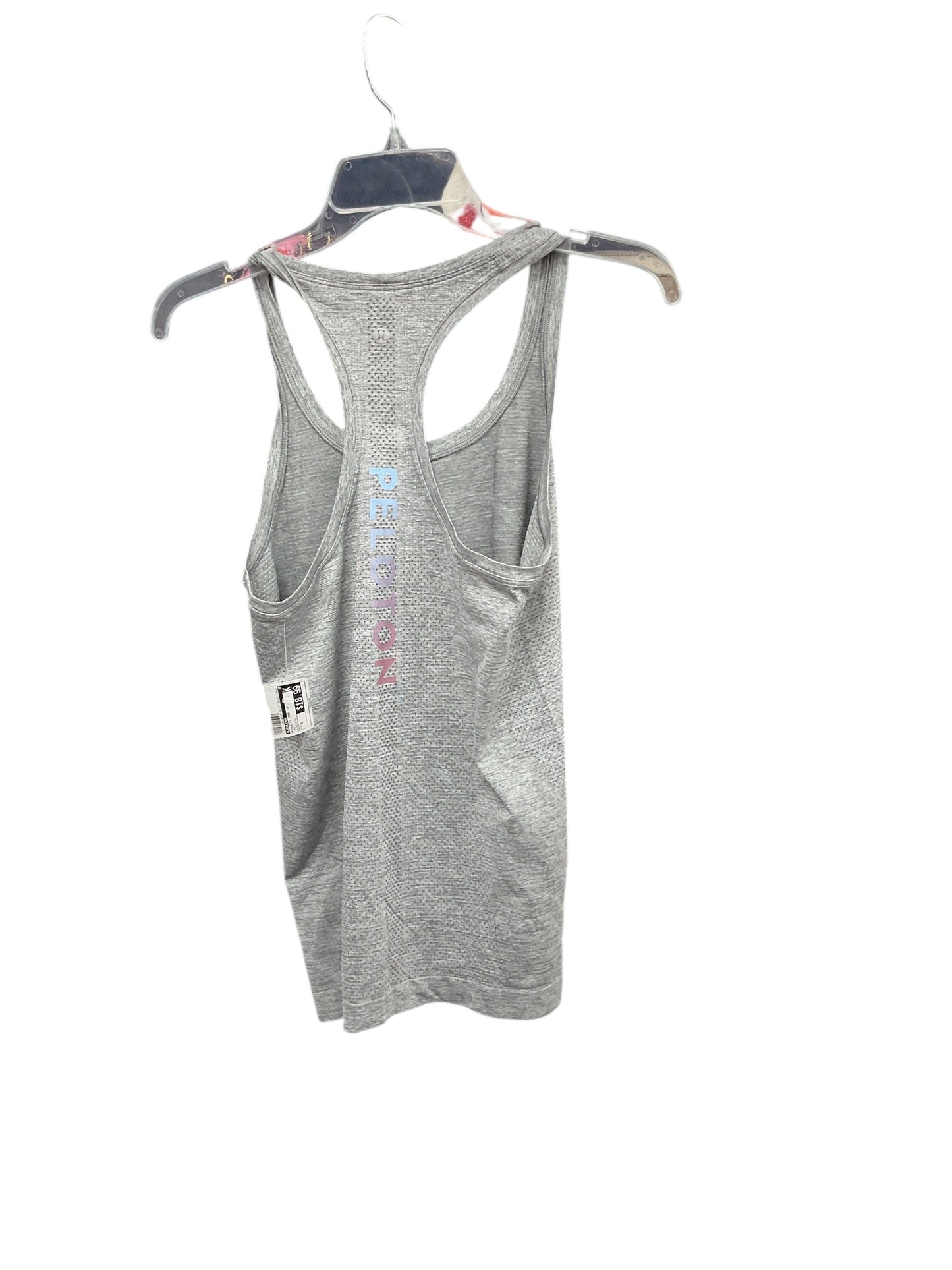 Athletic Tank Top By Lululemon In Grey, Size: 6