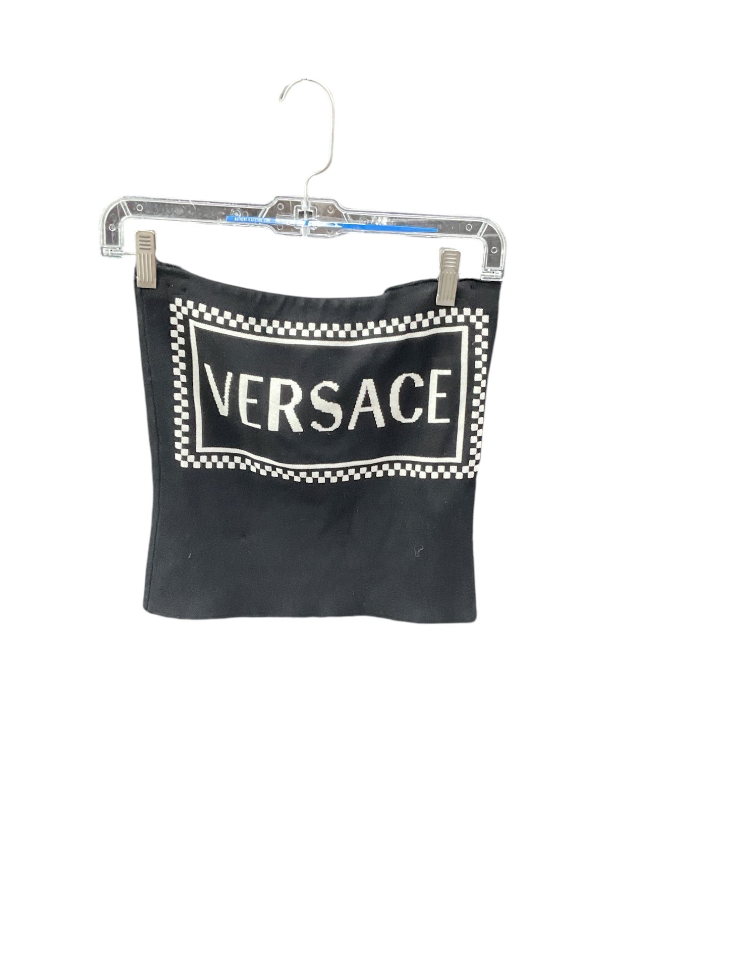 Skirt Luxury Designer By Versace In Black, Size: 2